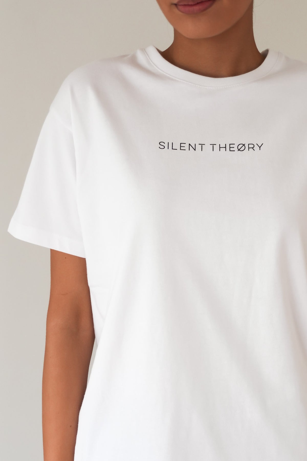 Logo Tee White
