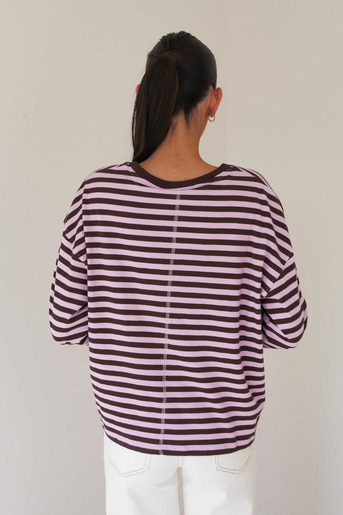 Lola Stripe Long Sleeve Lavender