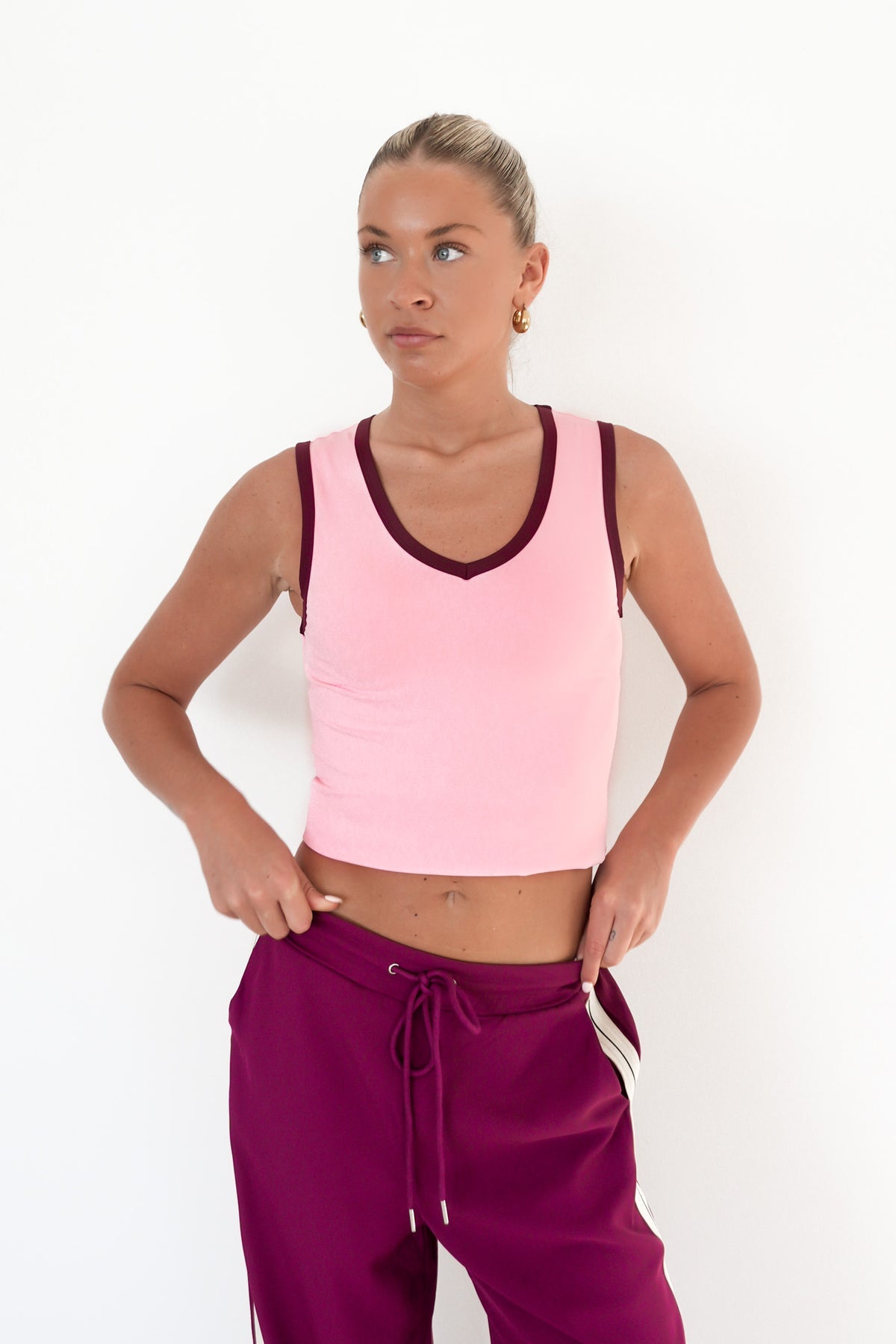 Londyn-Contrast-Layer-Tank-Pink7