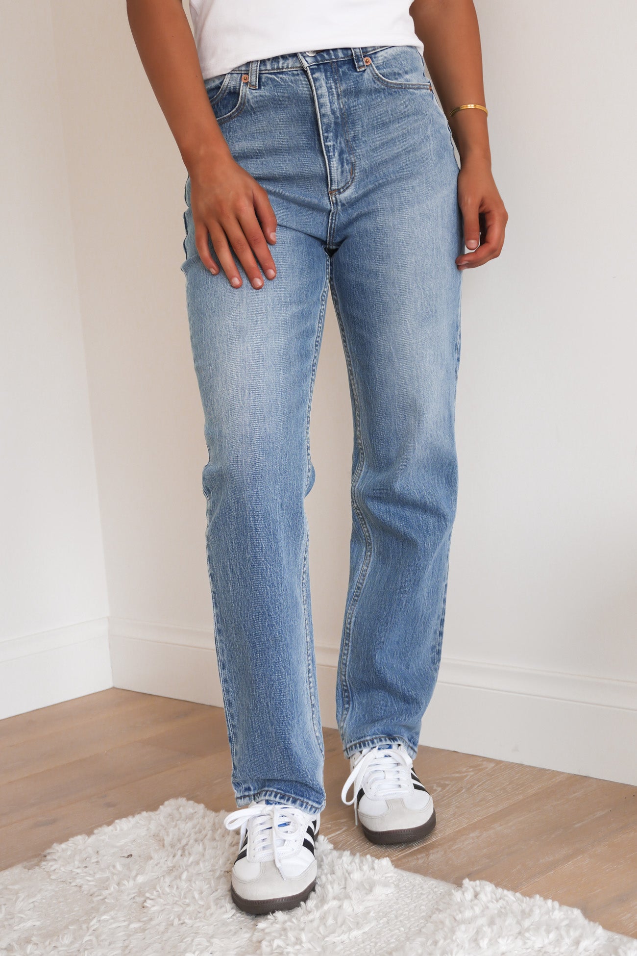 LouLou Straight Jean Lennon Blue
