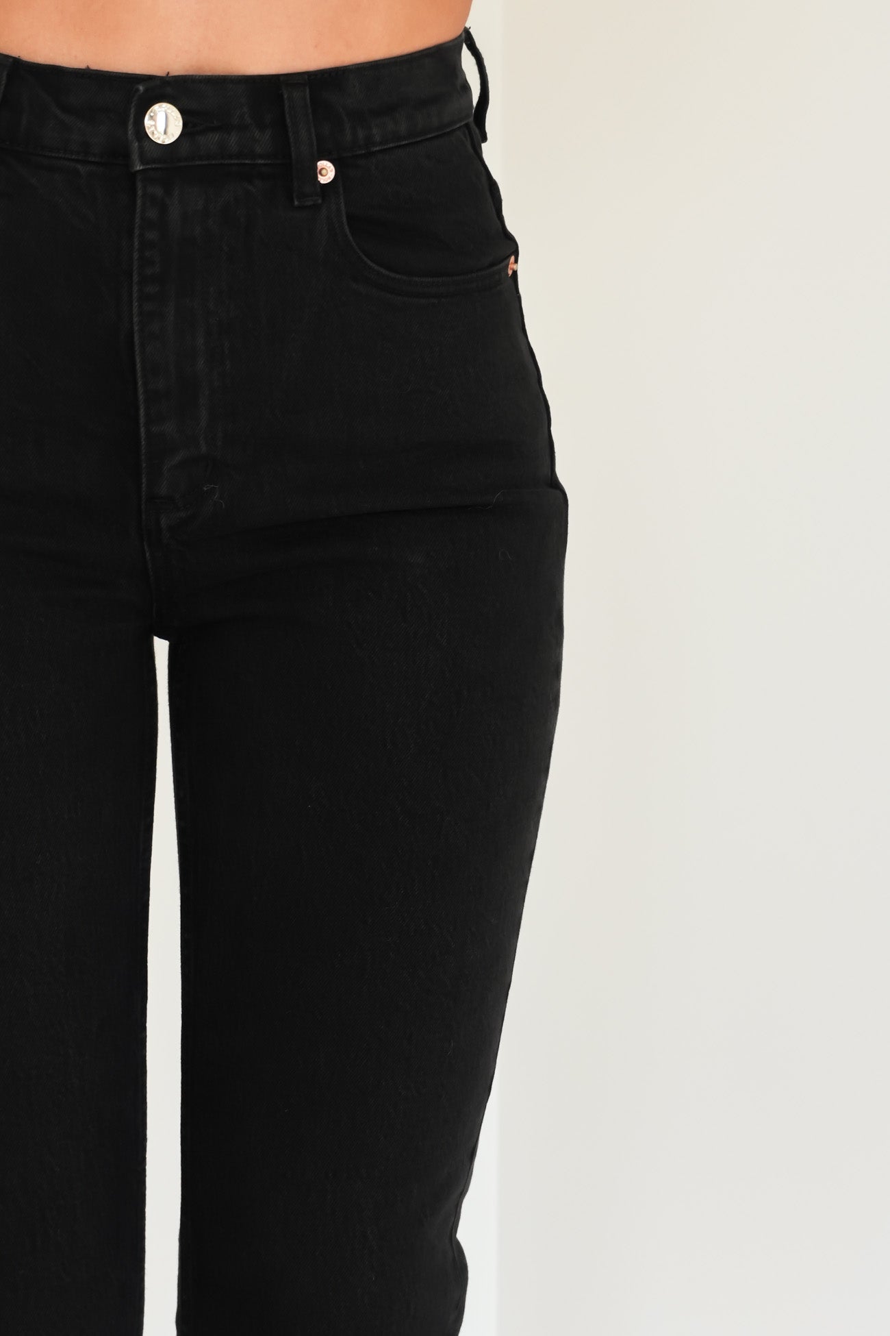 LouLou Straight Jean Long Noir