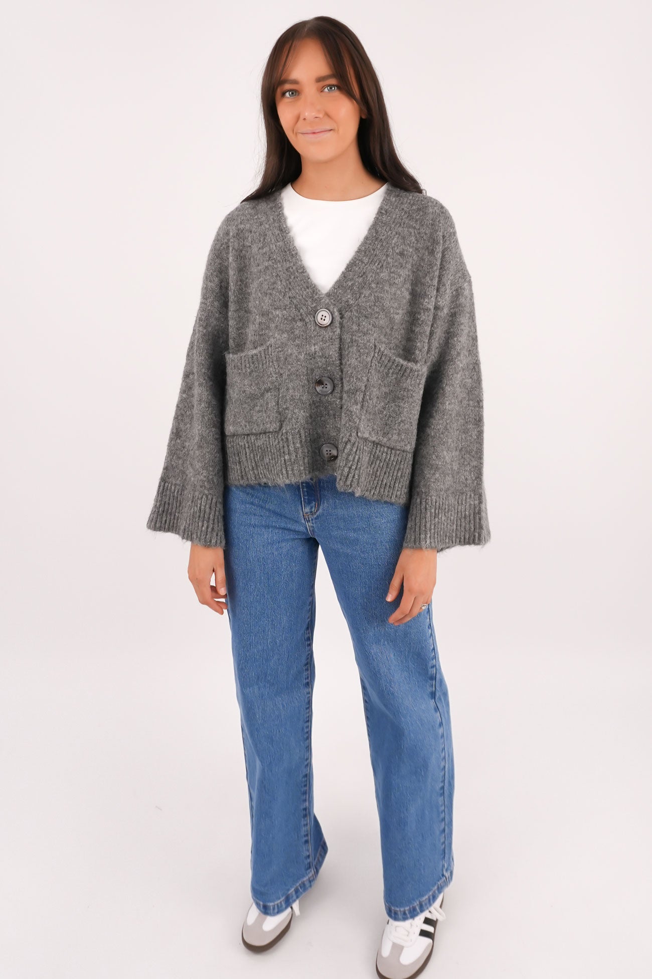 Lucah Cardigan Charcoal