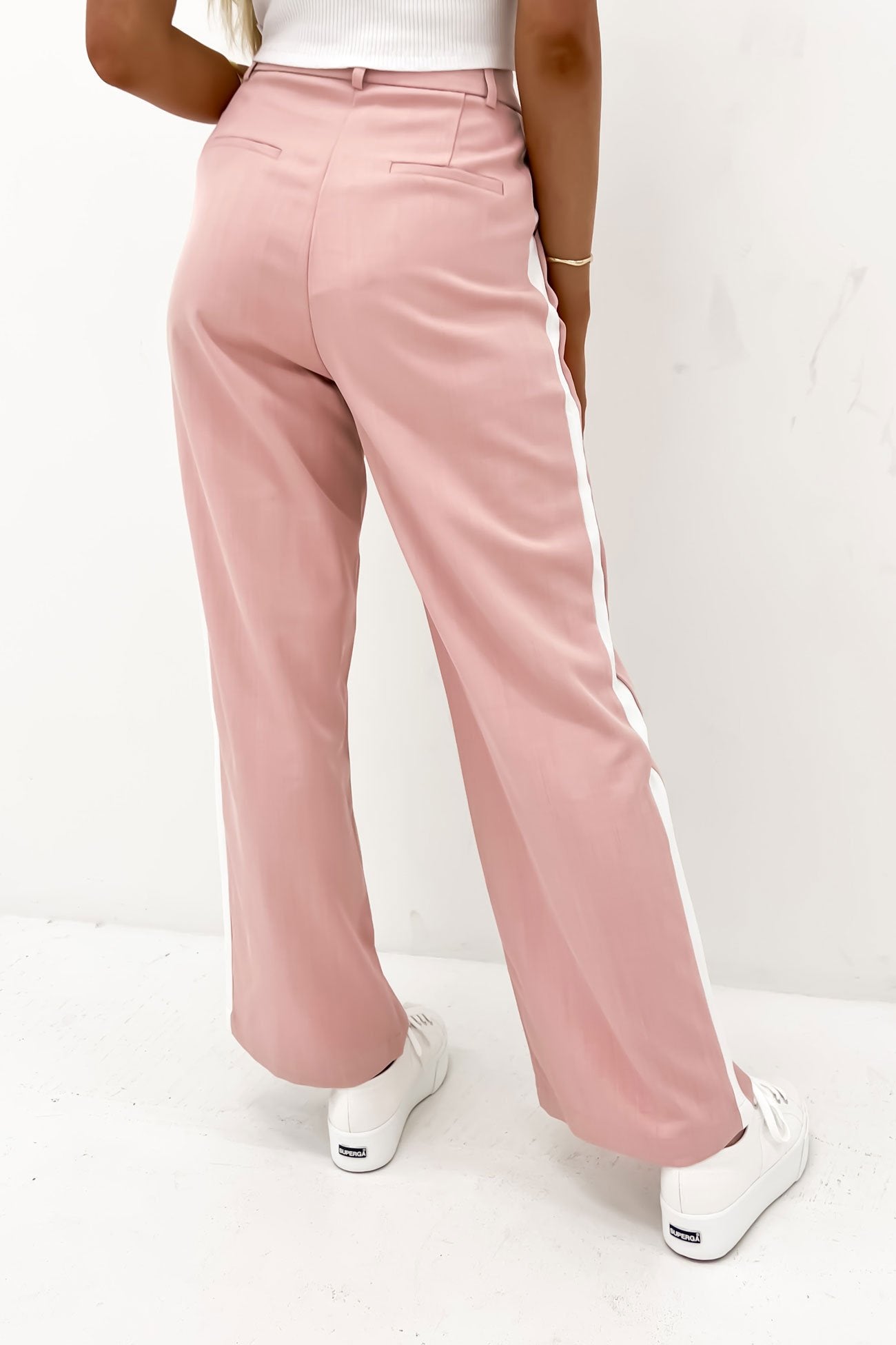 Lucas Stripe Pant Pink