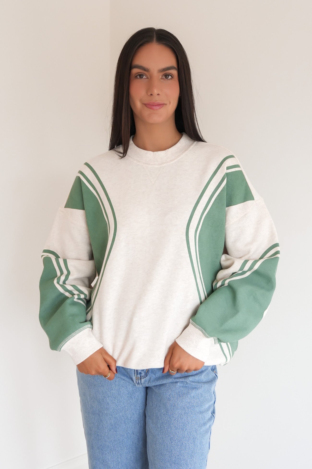 Luck Off Pullover Vintage White