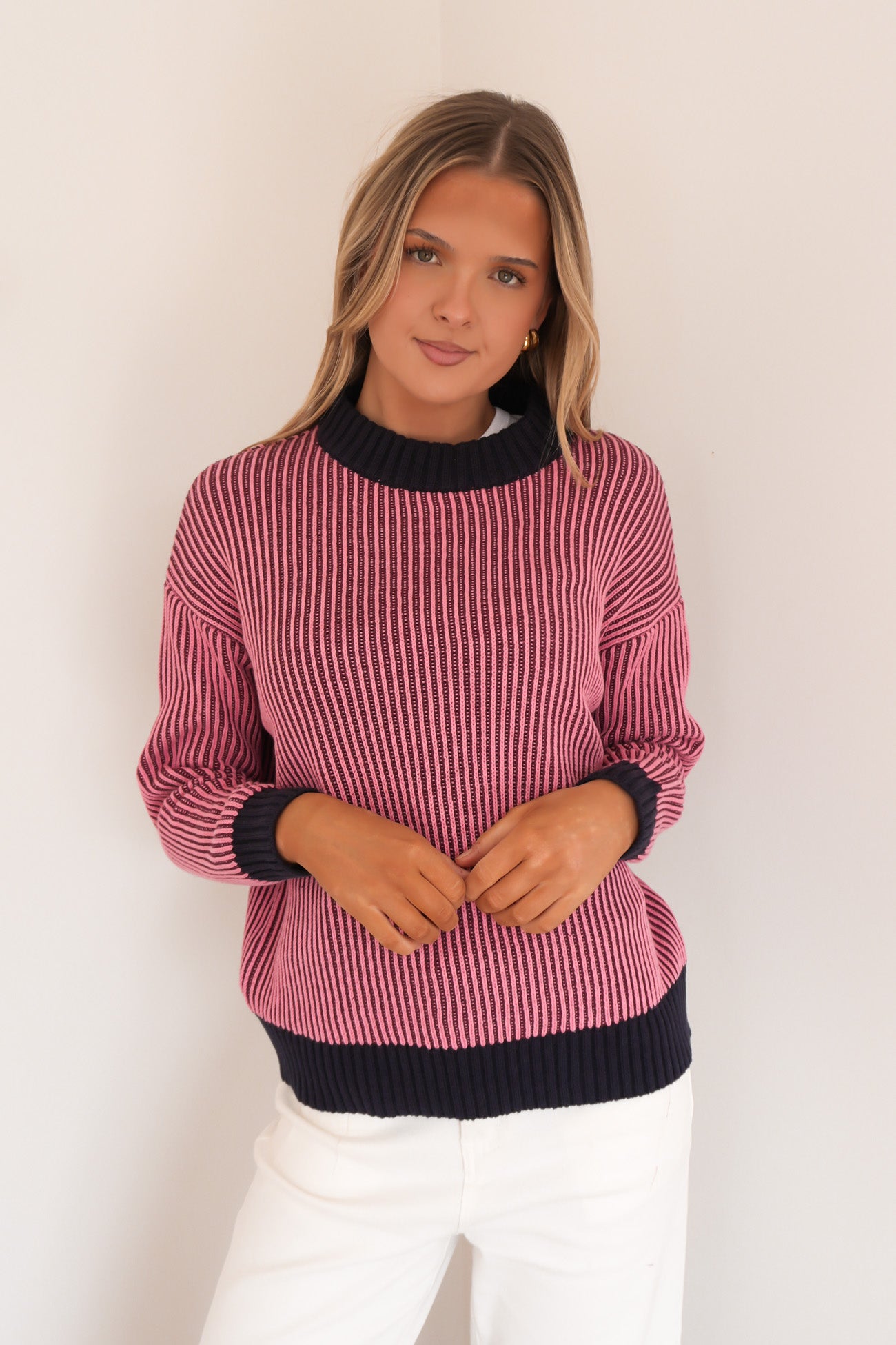 Luella Crew Knit Windsor Wine