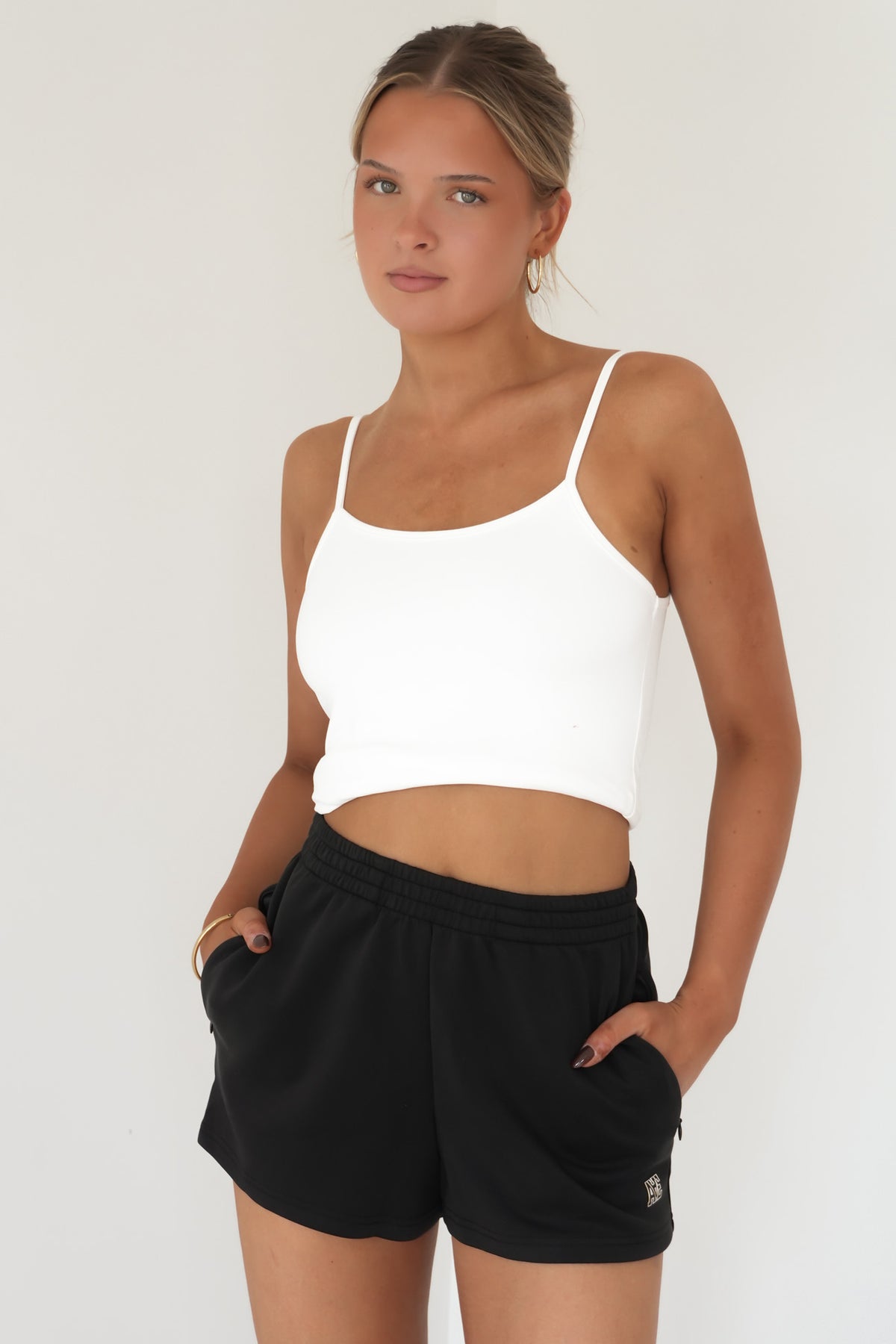 Luxe Active Track Short Black