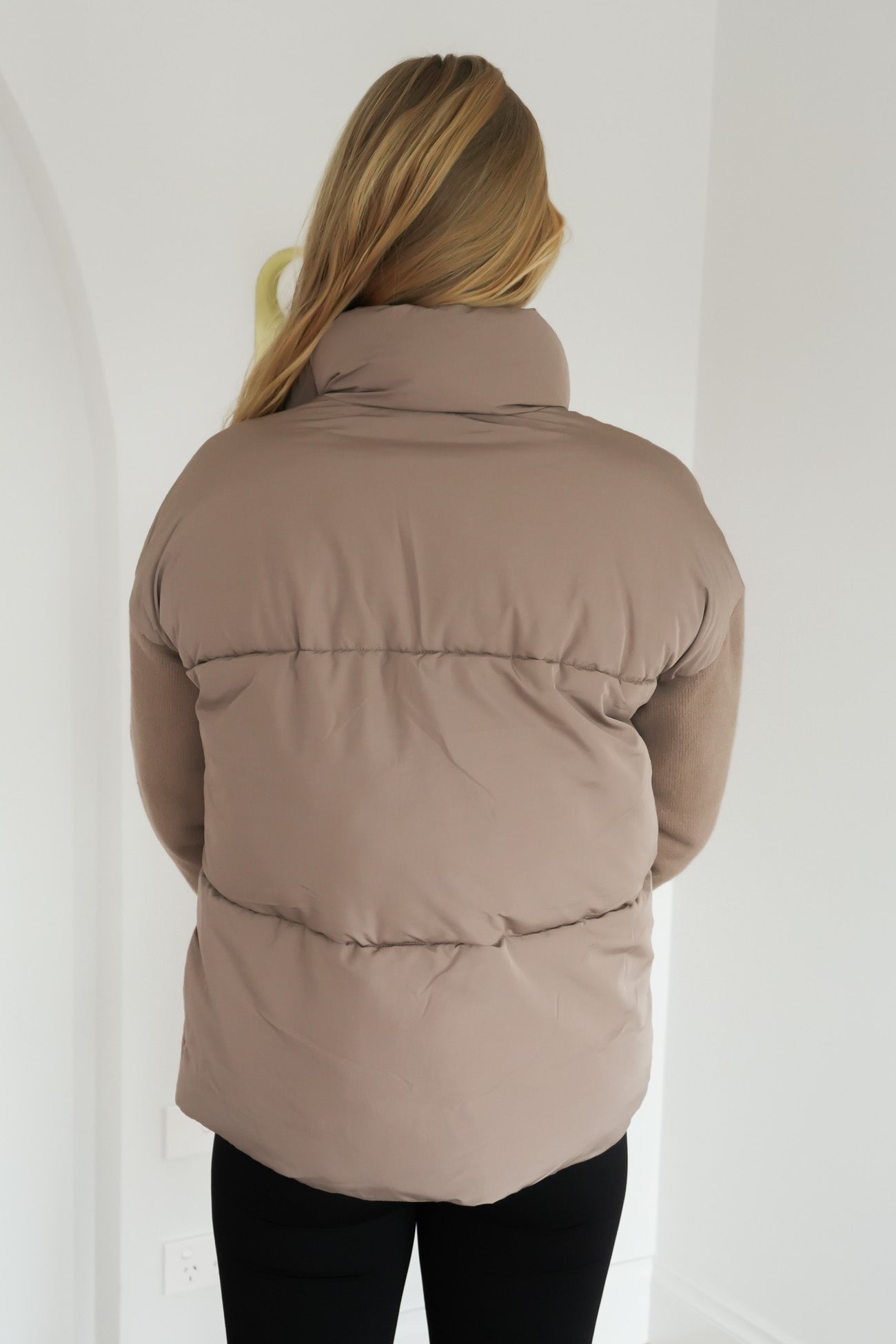 Luxe Knit Puffer Stone
