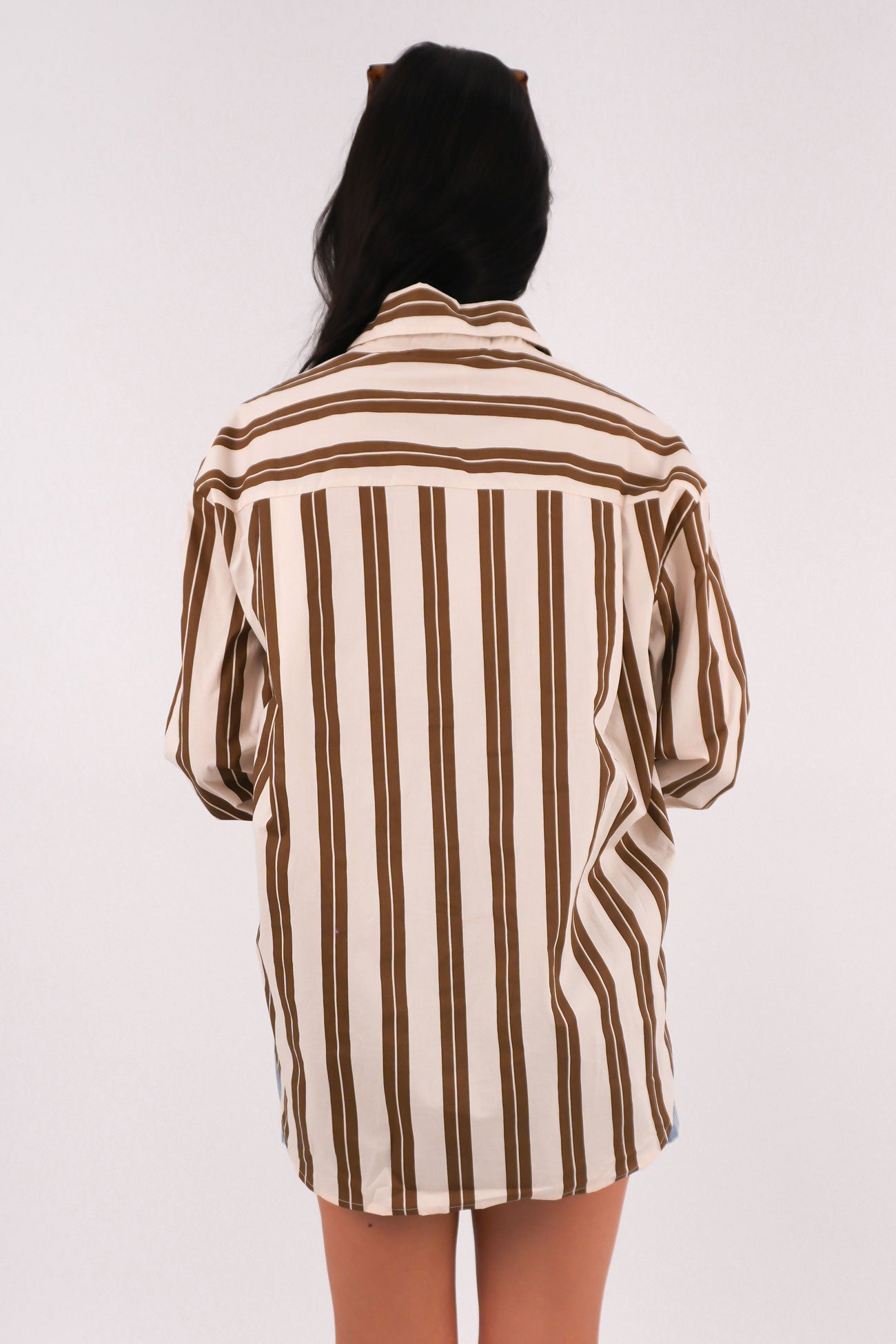 Lynton Shirt Cream Brown