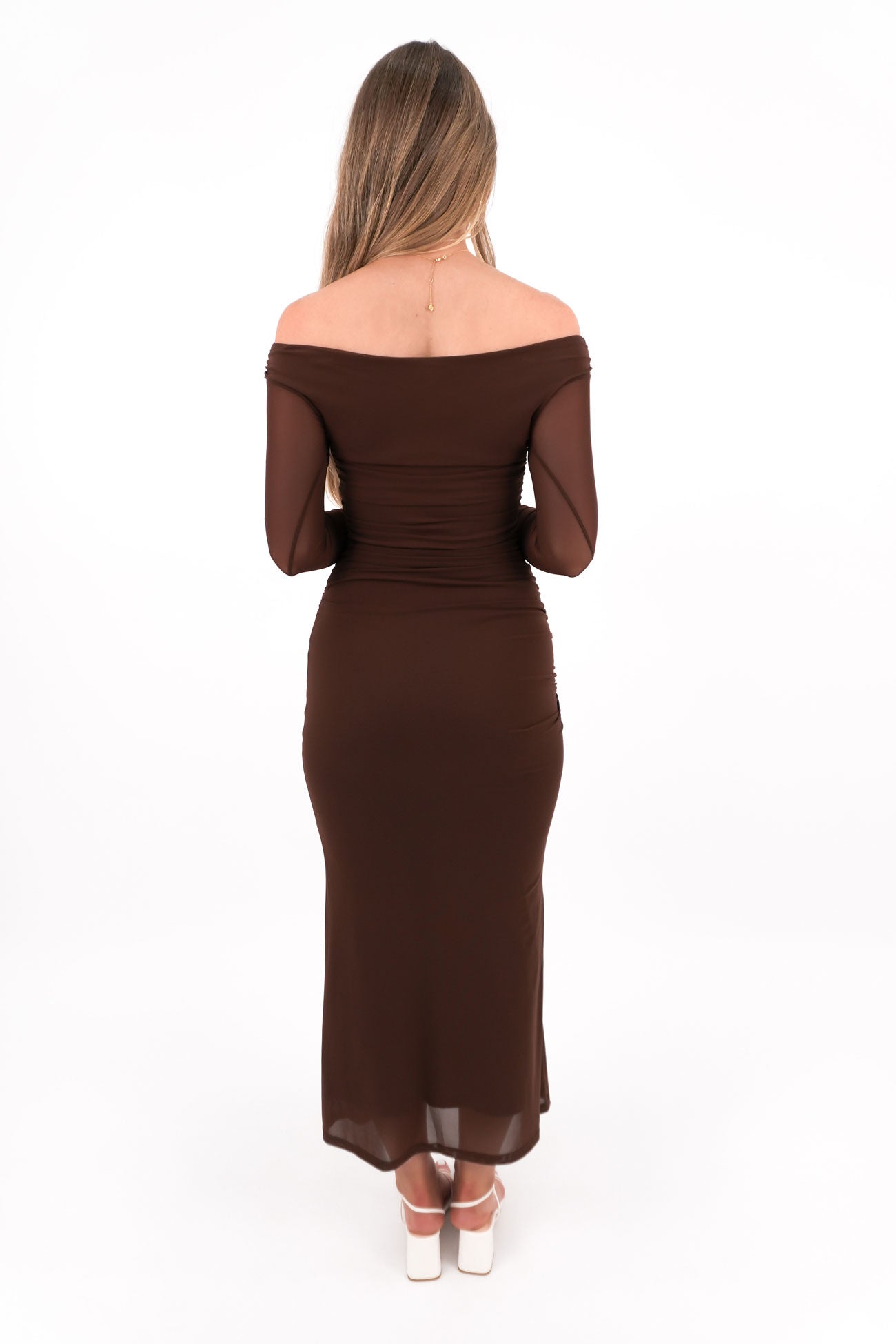 Lyon Maxi Dress Chocolate