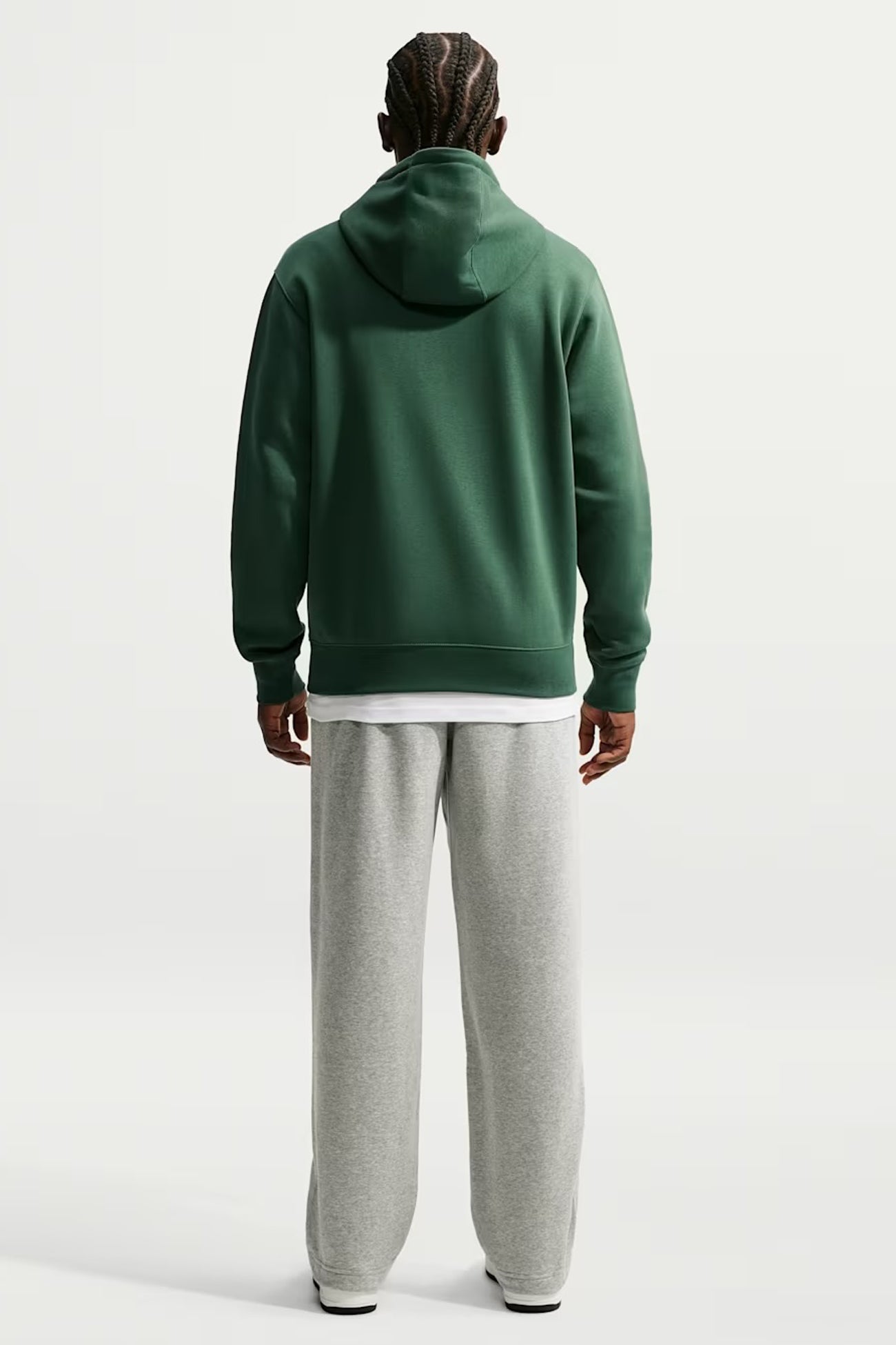 Nike Club BB Pullover Fleece Hoodie Fir White
