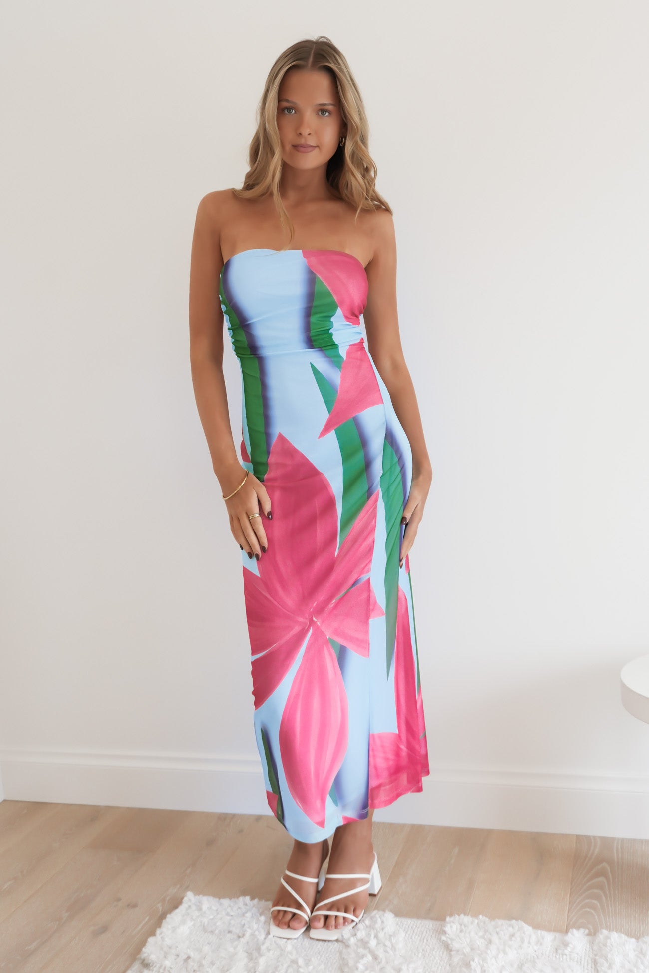 maddison midi dress Maddison Dress in Woodcut Gremlin Red