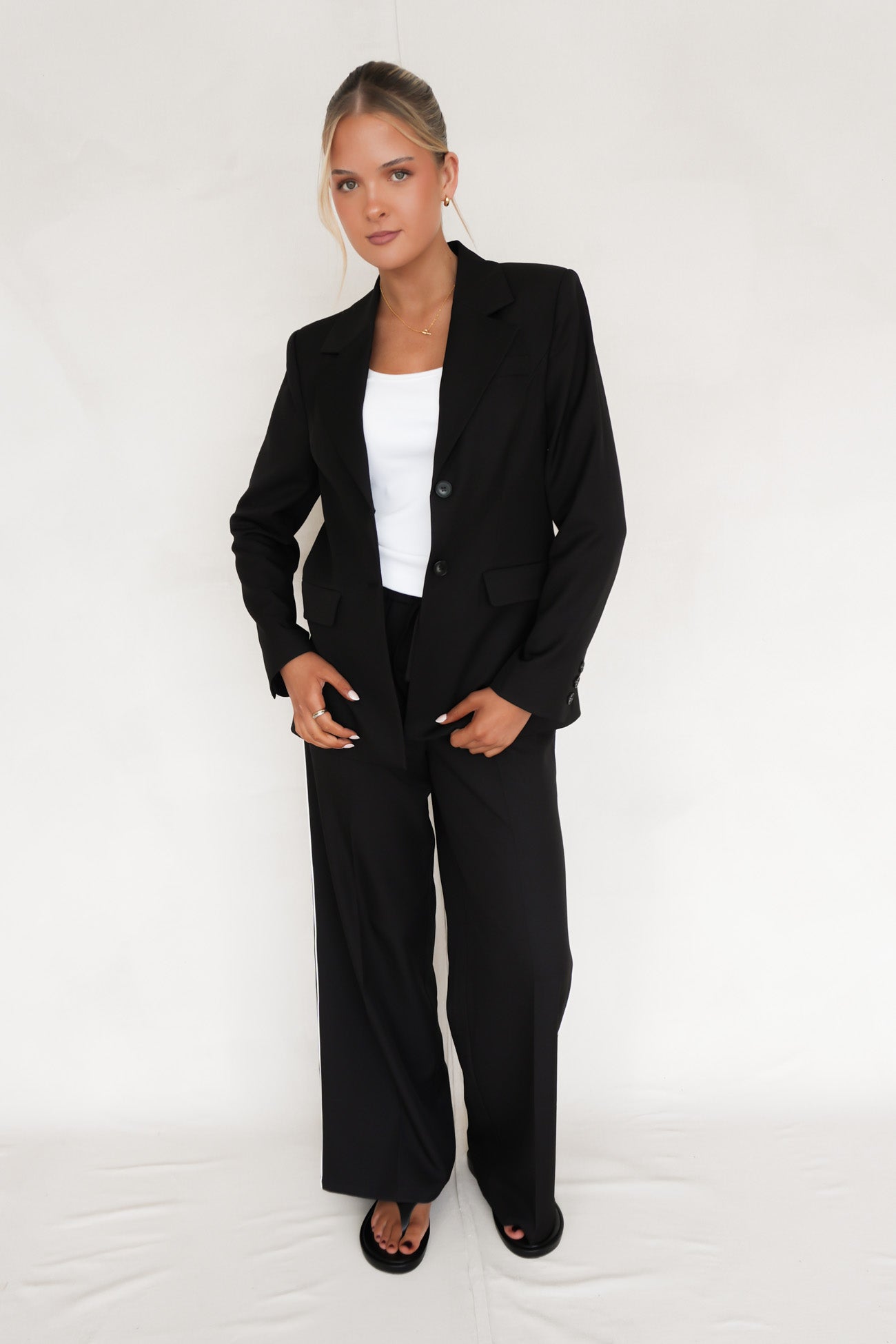 Maddox Tie Blazer Black