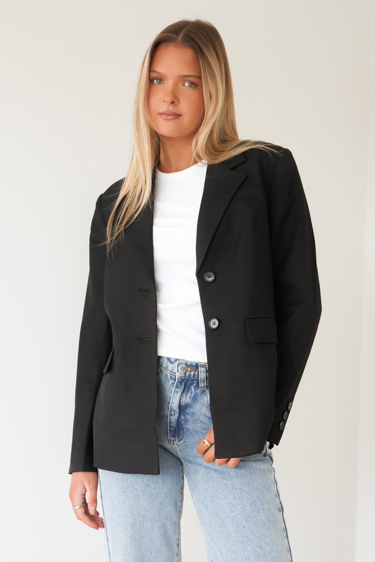Maddox Tie Blazer Black