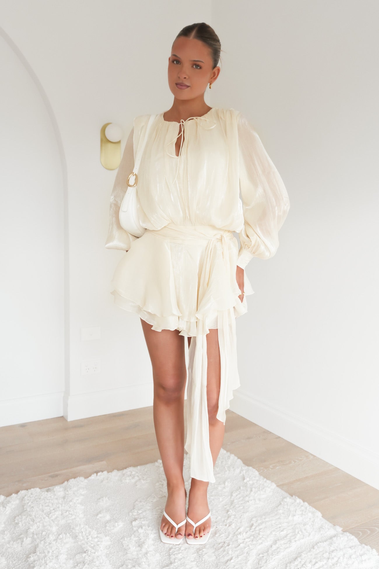 Maddyson Mini Dress Cream