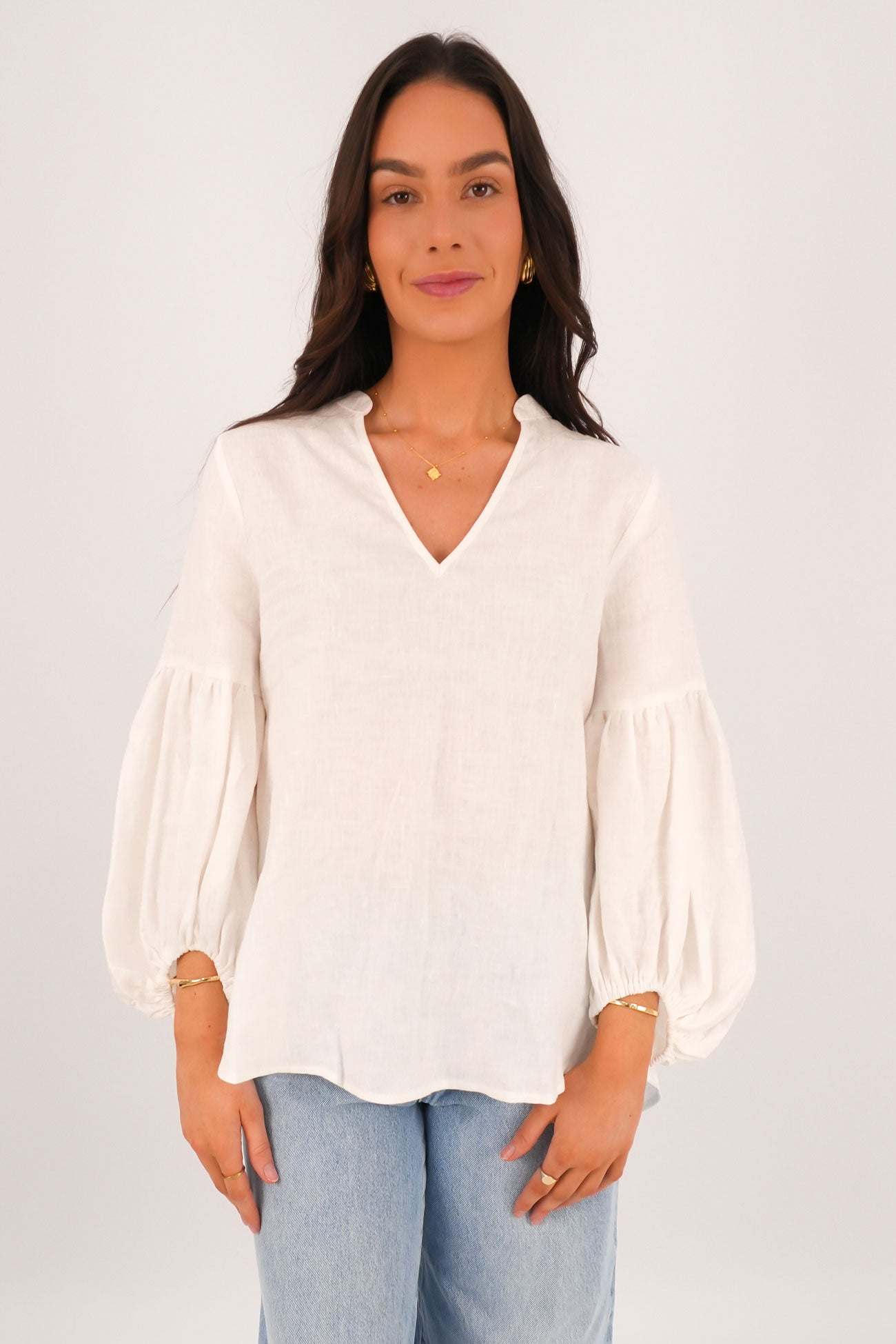 Madison Top White