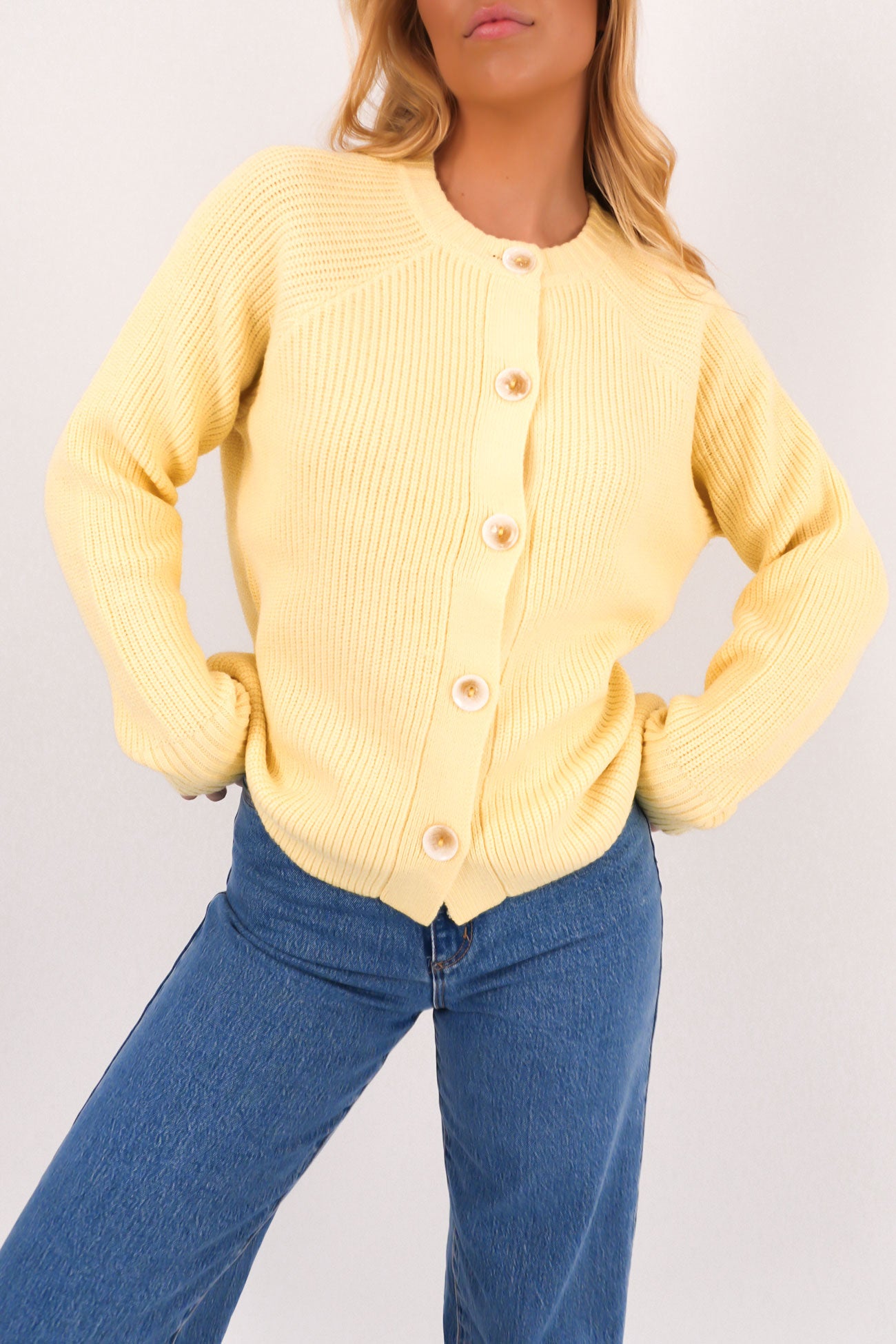 Mahala Cardigan Lemon