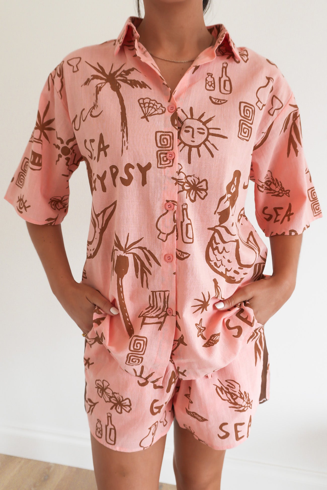 Marcy Set Peach Sea Gypsy