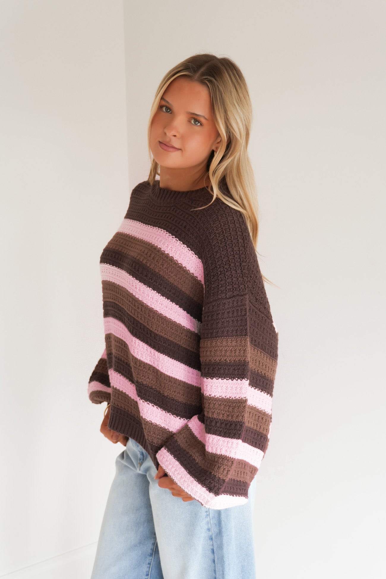 Maria Knit Chocolate Pink