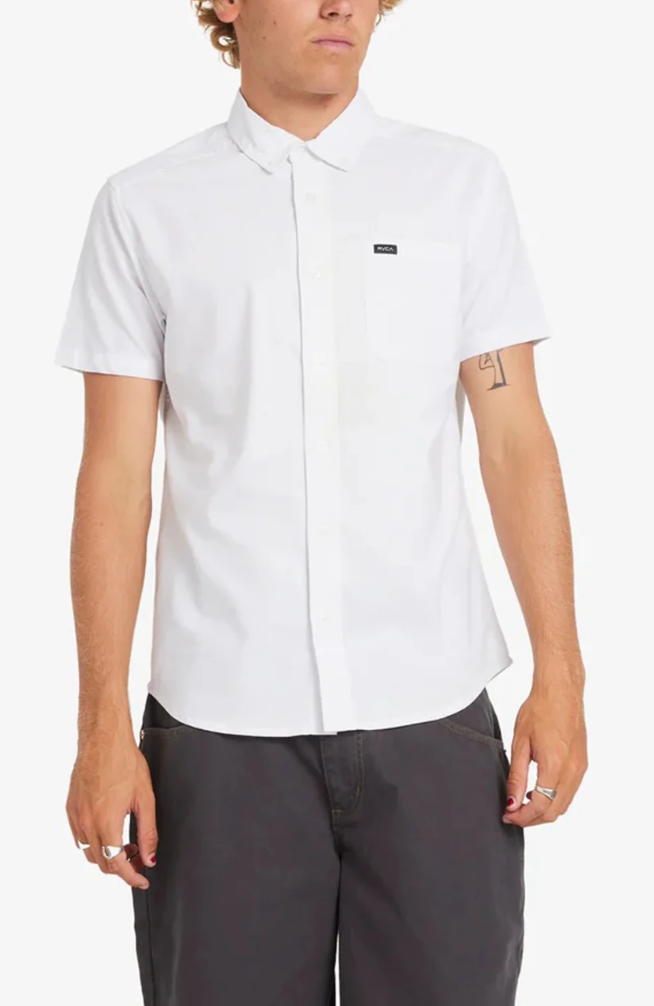 Thatll Do Stretch Short Sleeve White