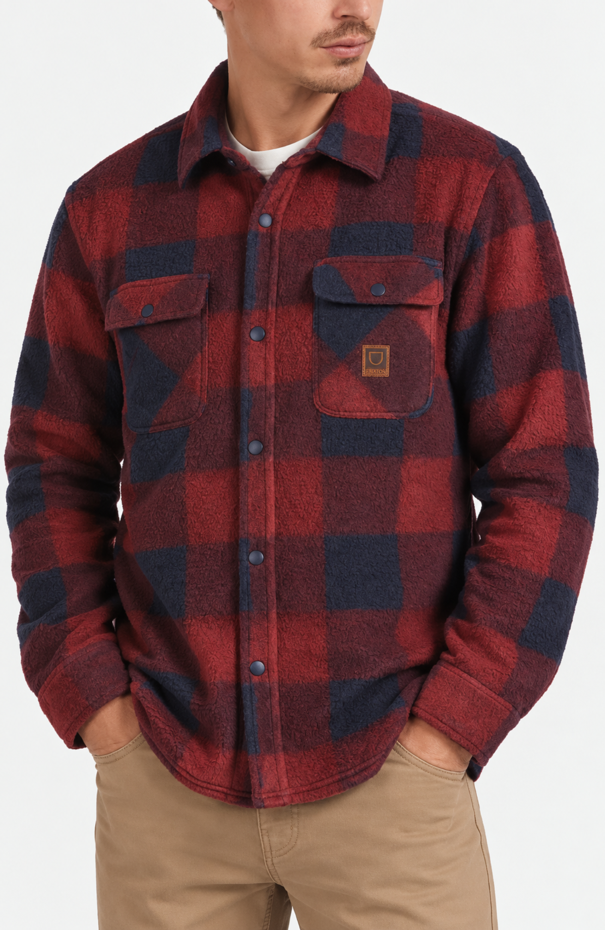 Bowery Long Sleeve Arctic Stretch Fleece Adrenaline Rush Mood Indigo
