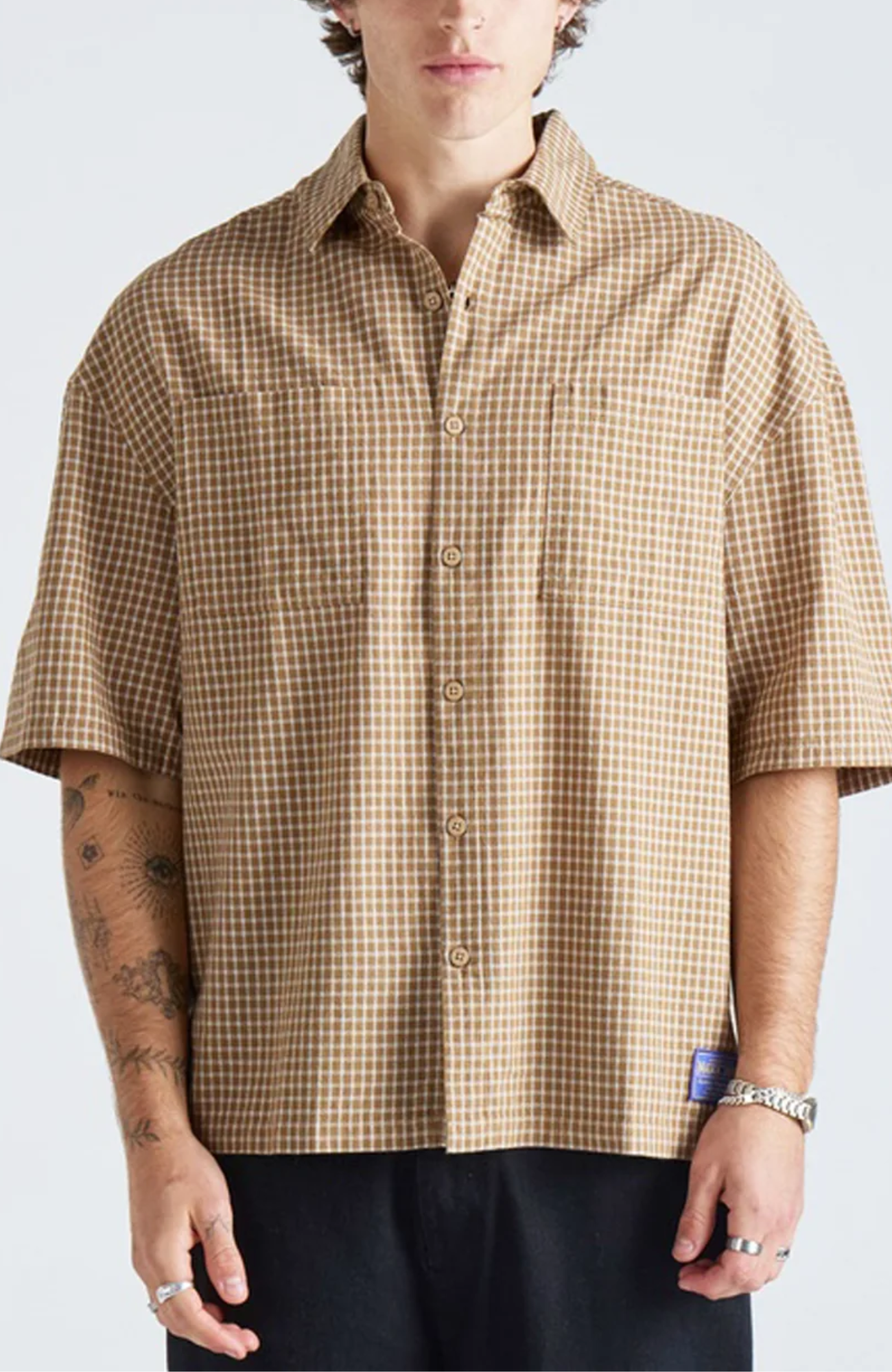 Evan Short Sleeve Shirt Tan