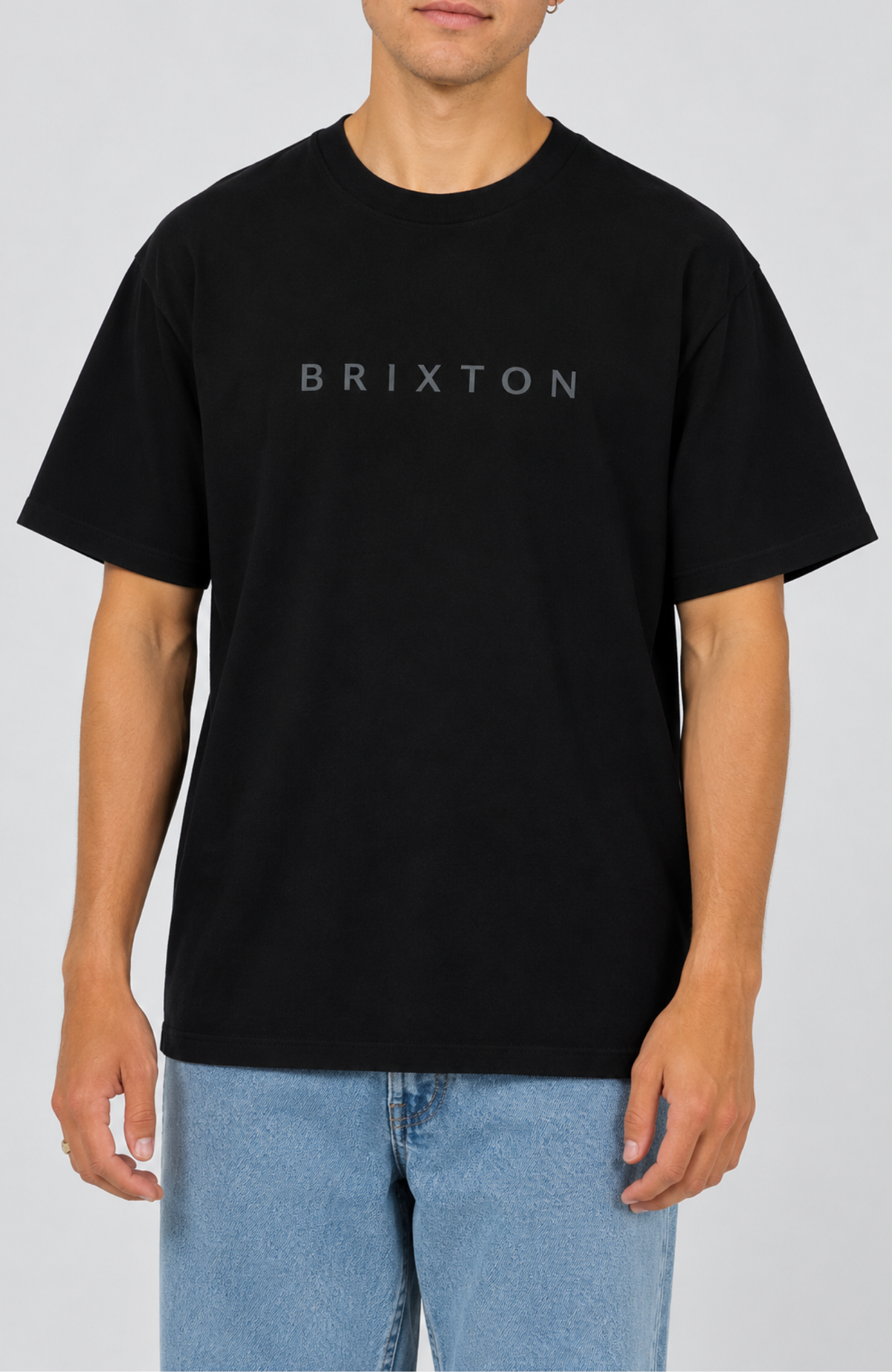 Alpha Line Short Sleeve Tee Black