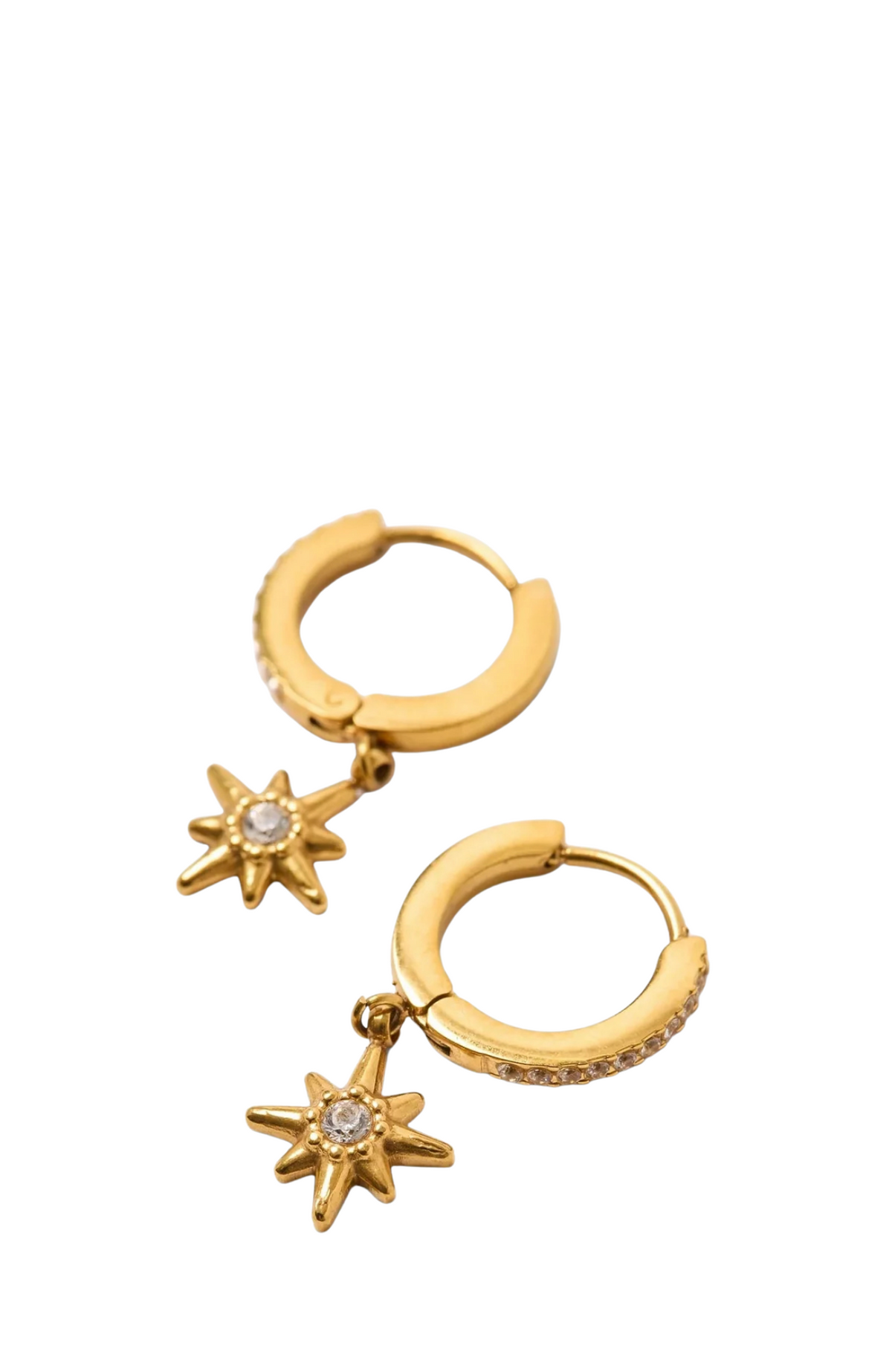 Aya Drop Earrings Gold