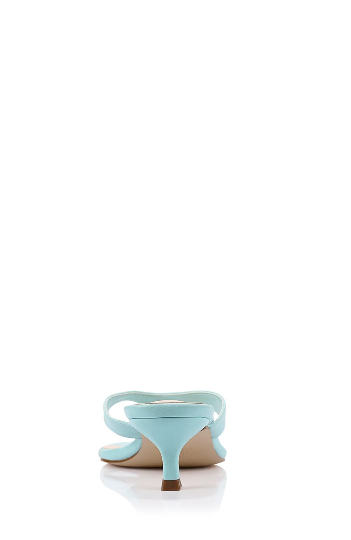 Martha Kitten Heel Thongs Turquoise