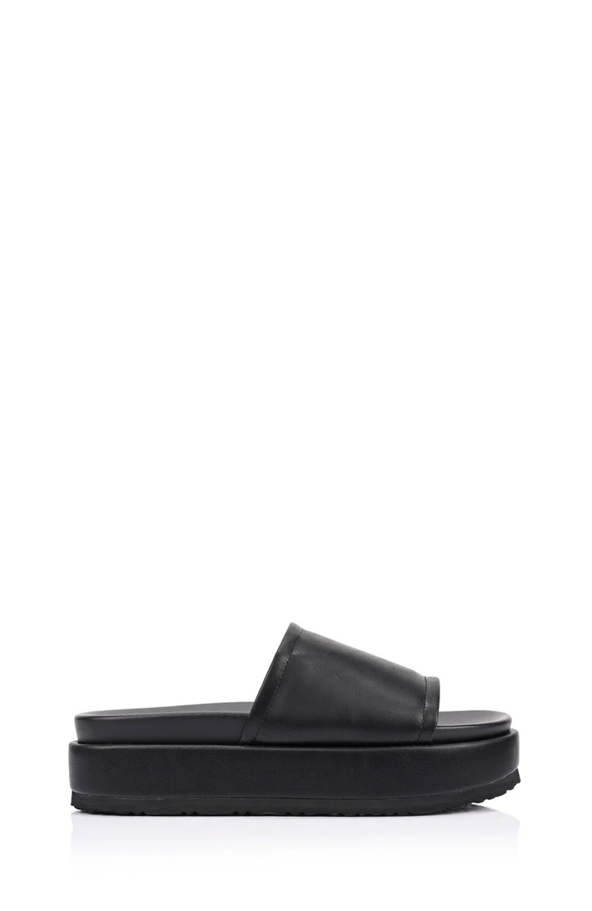 Hades Flatform Slides Black Distressed