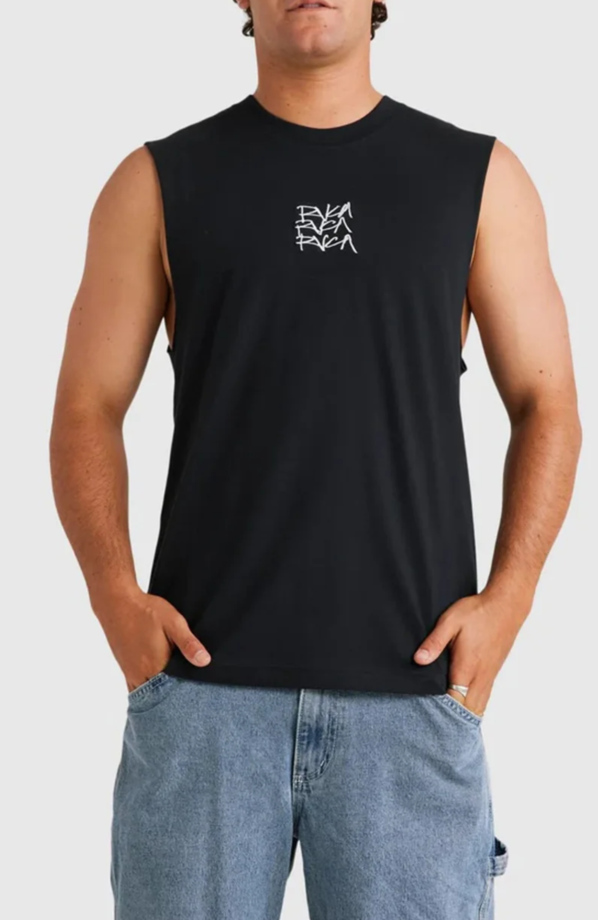 Scrawls Muscle Black