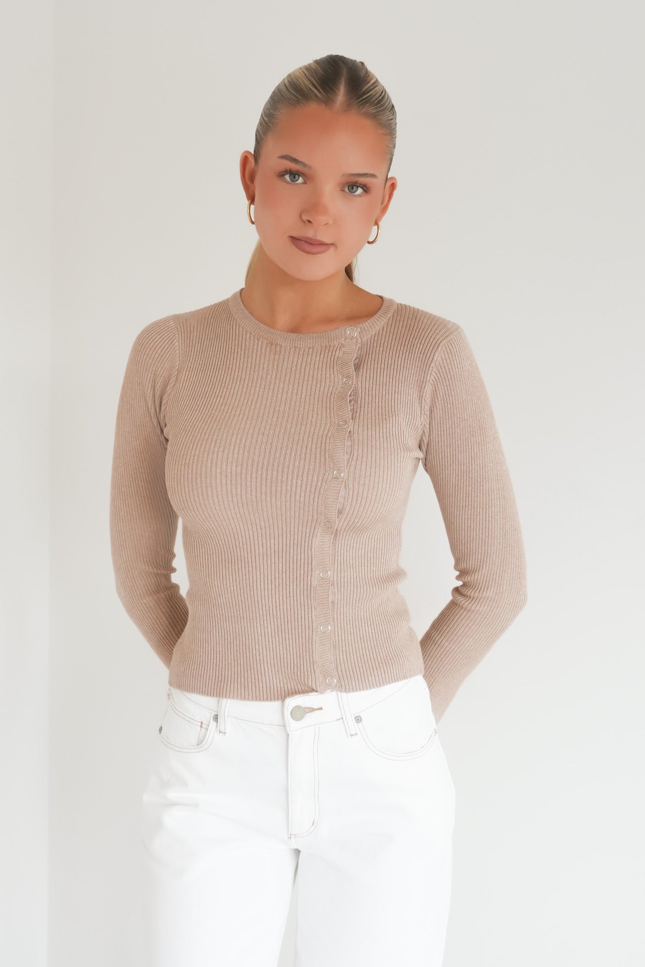 Marleigh Knit Long Sleeve Oat