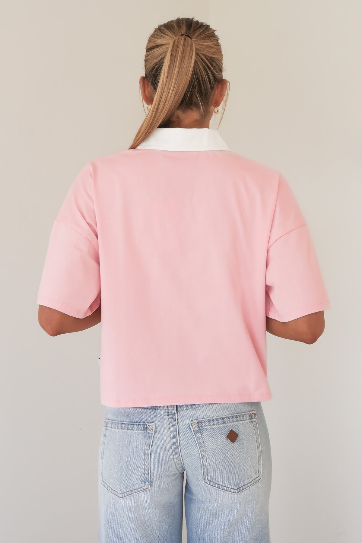 Marli Rugby Top Pale Pink