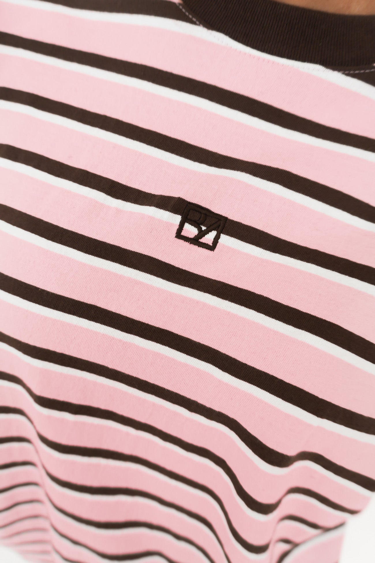 Marlowe Stripe Long Sleeve Top Pink