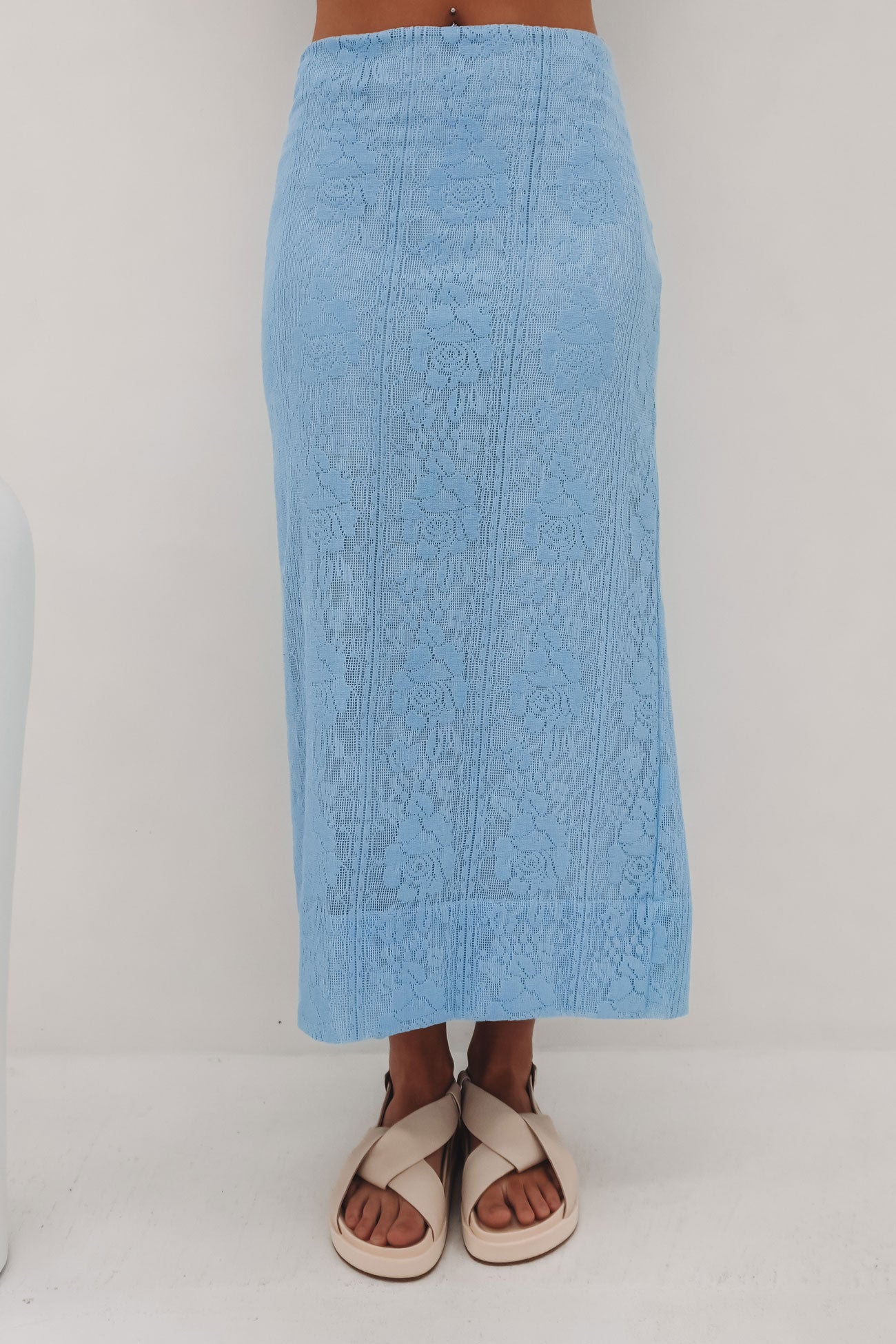 Marie Midi Skirt - Electric Blue main image 1