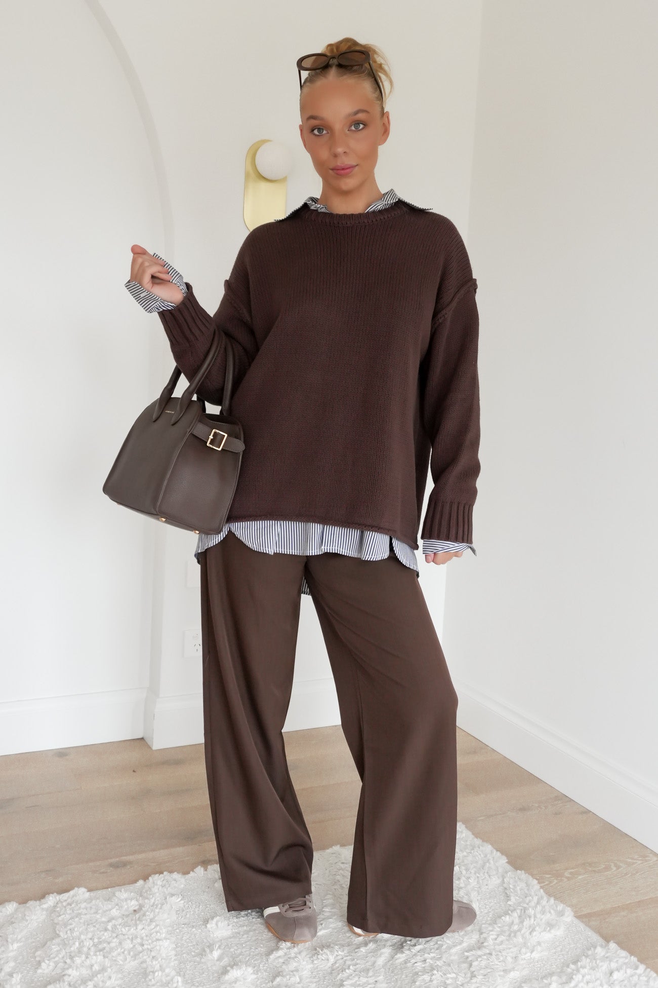 Meagan Knit Chocolate