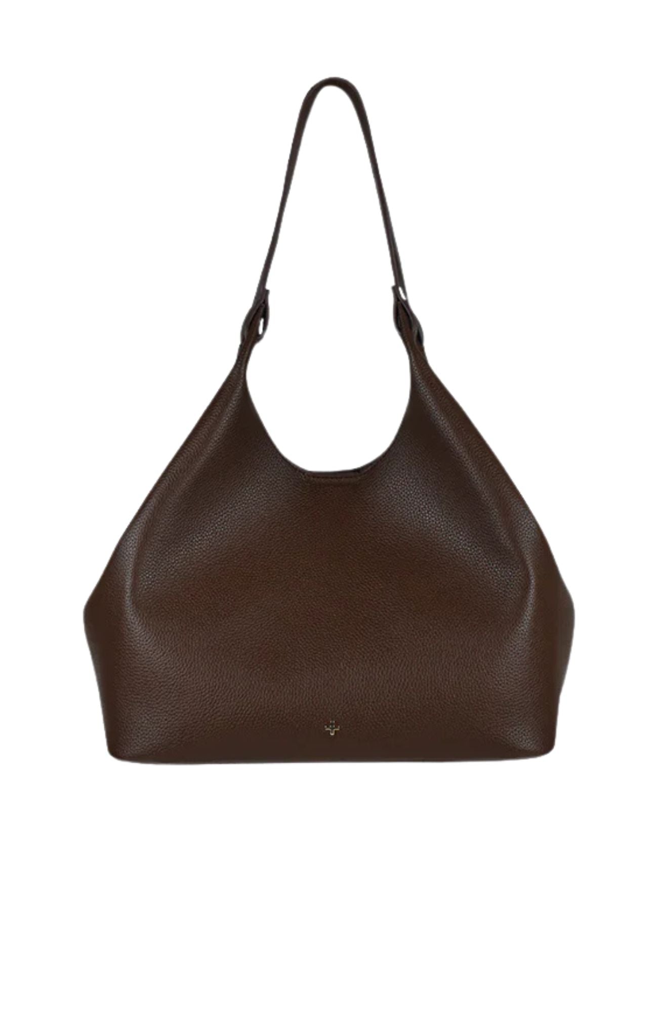 Mercy Bag Chocolate Pebble Gold