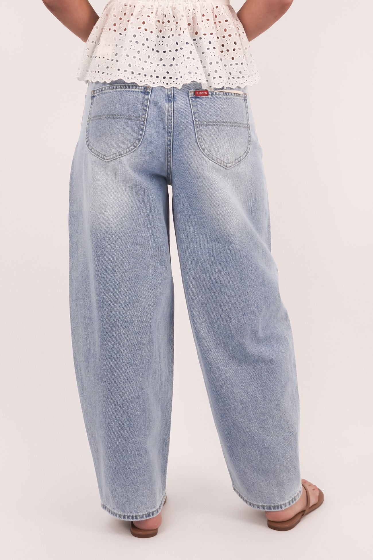 Mid Barrel Jean Brightside Fade Petite