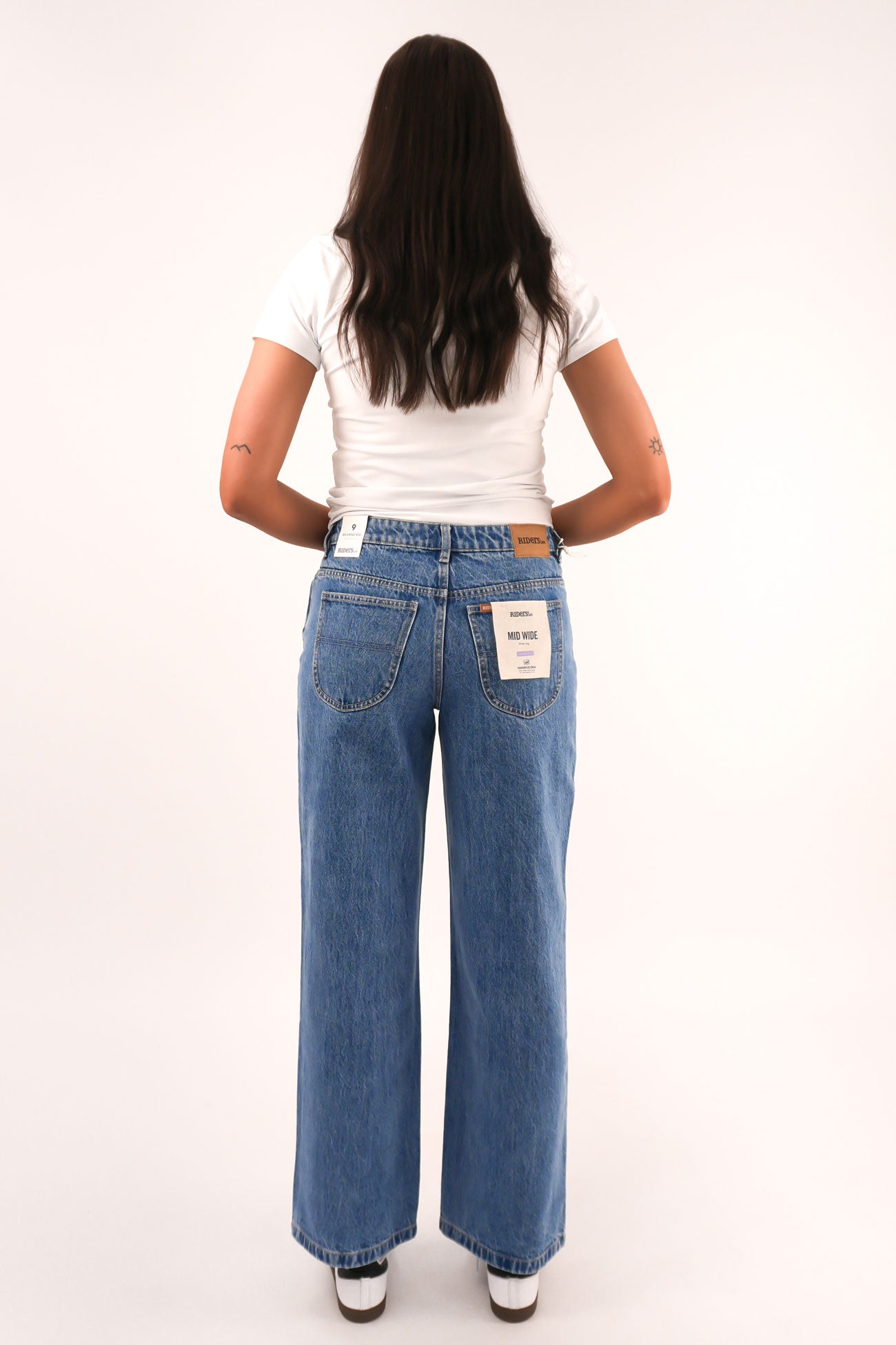 Mid Wide Jean Blue Intuition