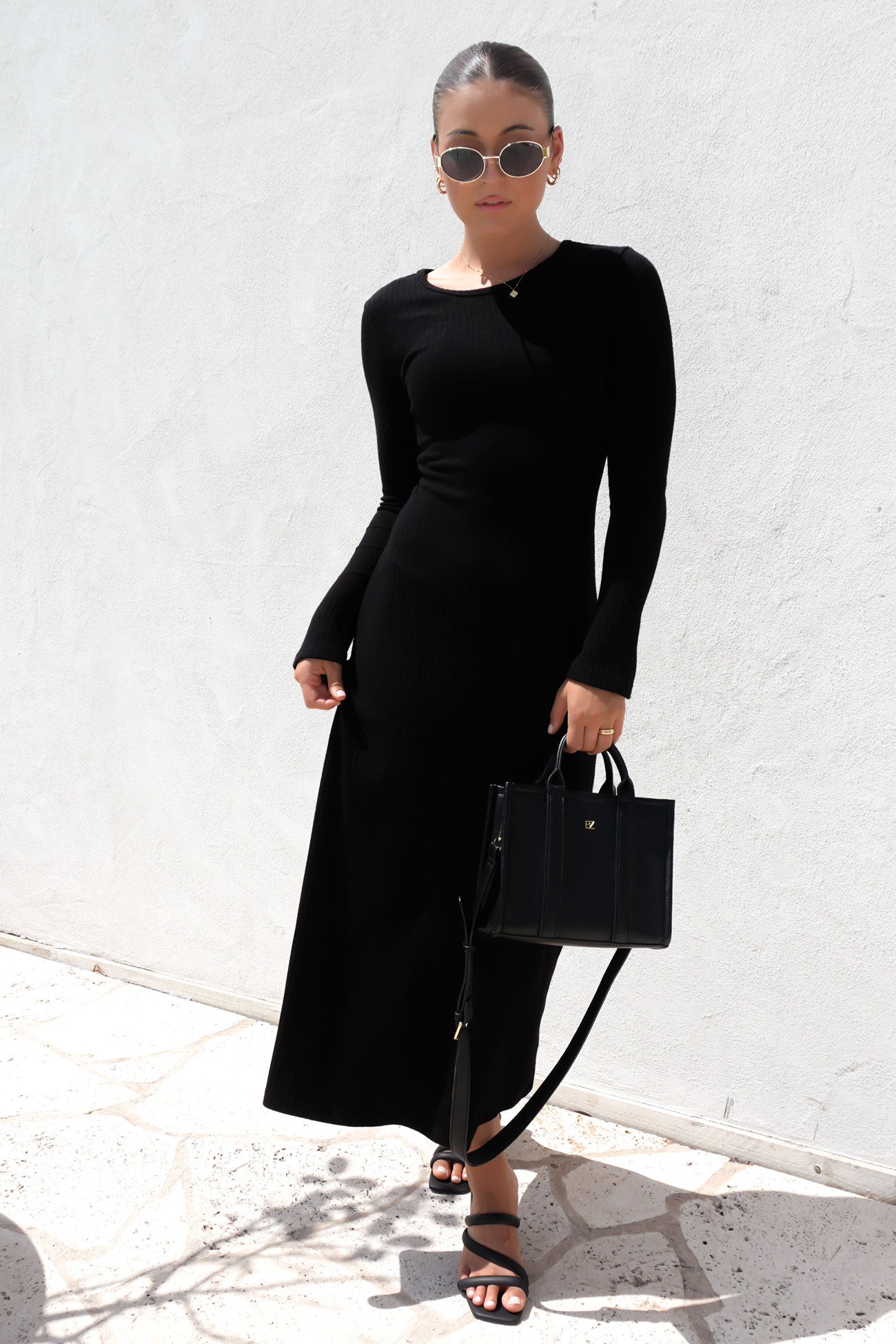 Miles Maxi Dress Black ff