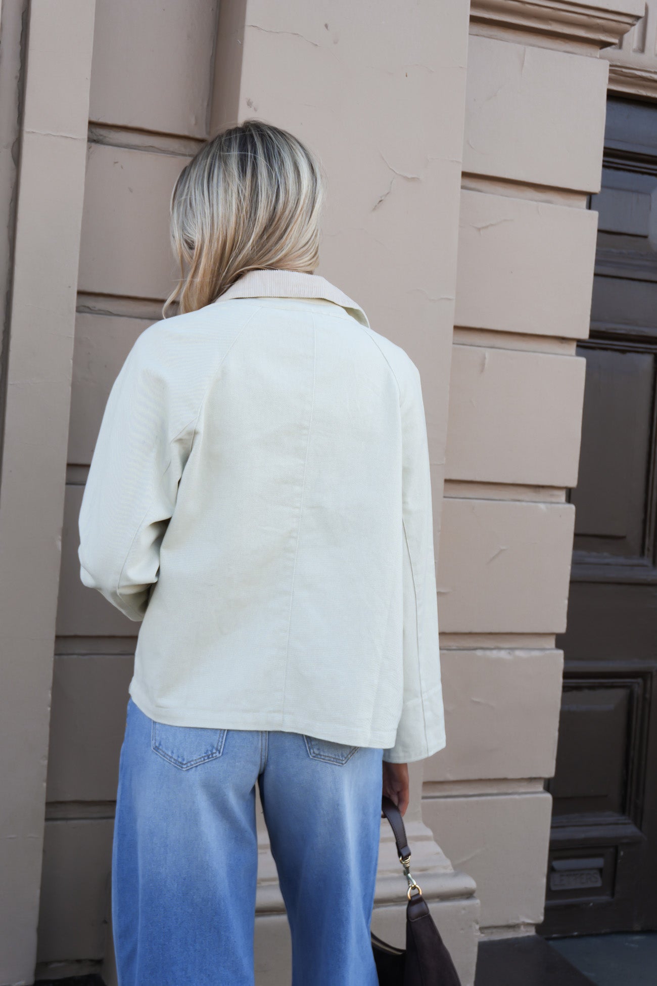 Miller Denim Jacket Beige