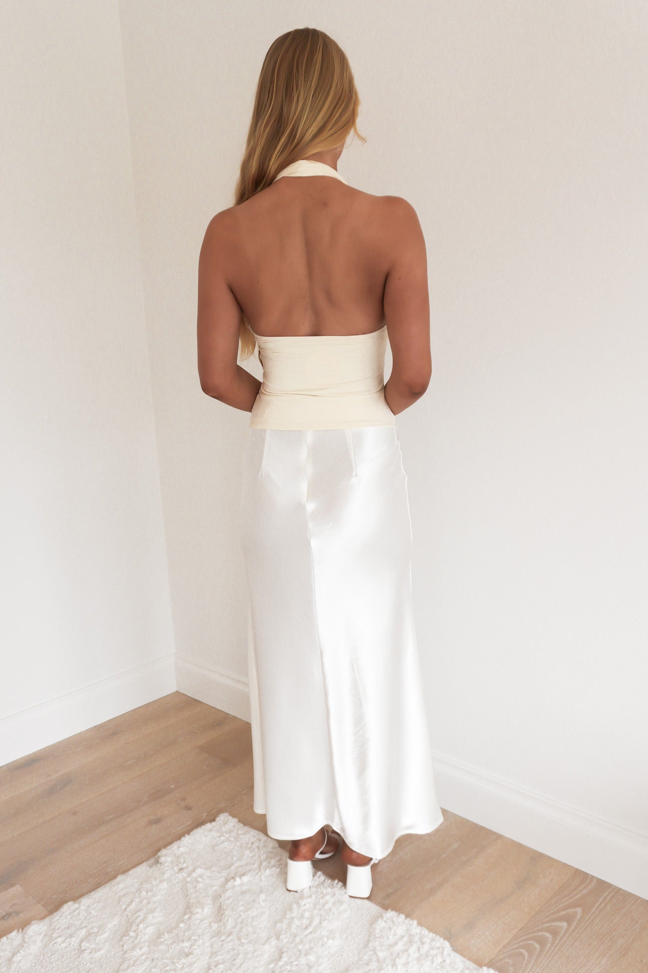 Miller Maxi Skirt White