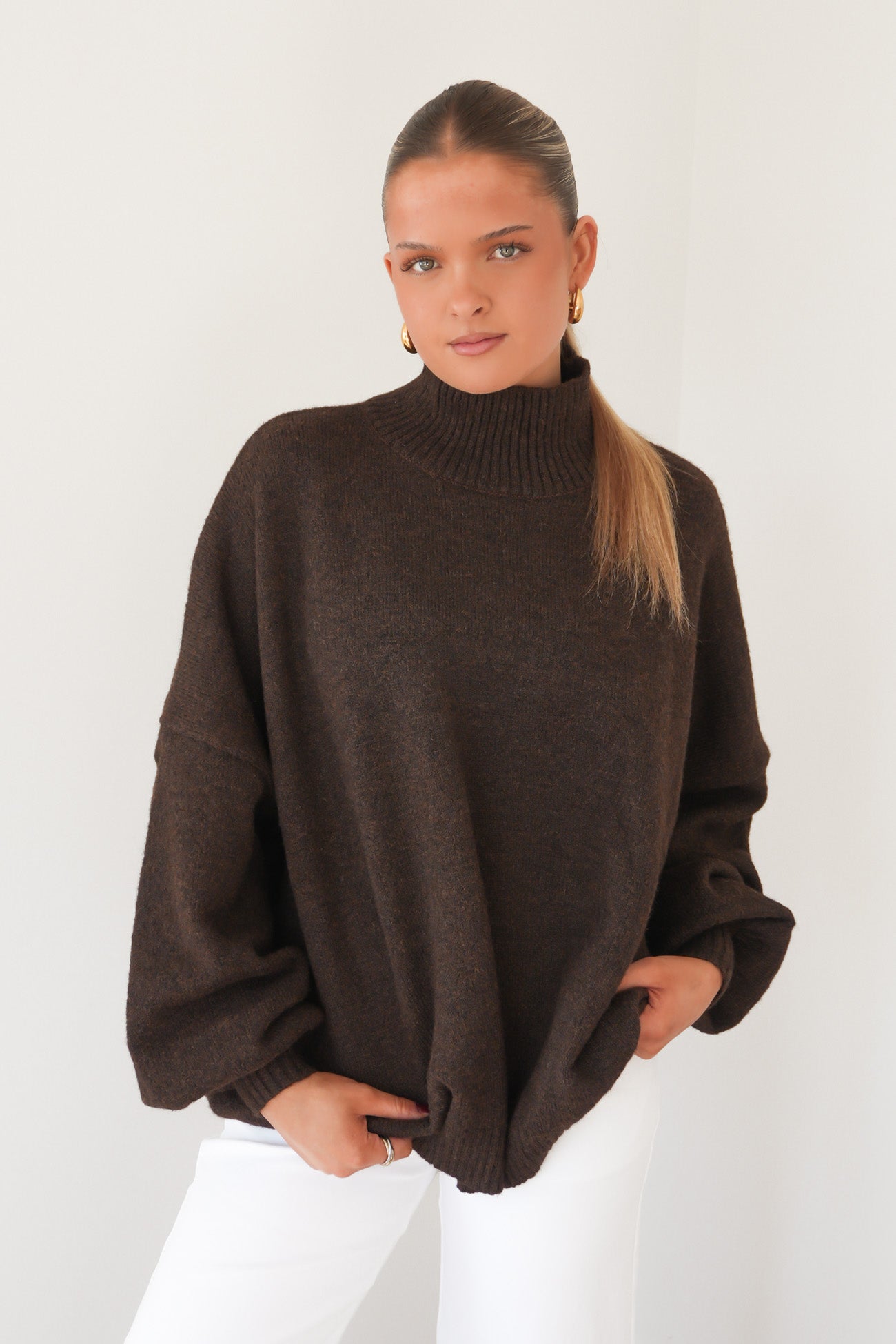 Milo Knit Jumper Chocolate