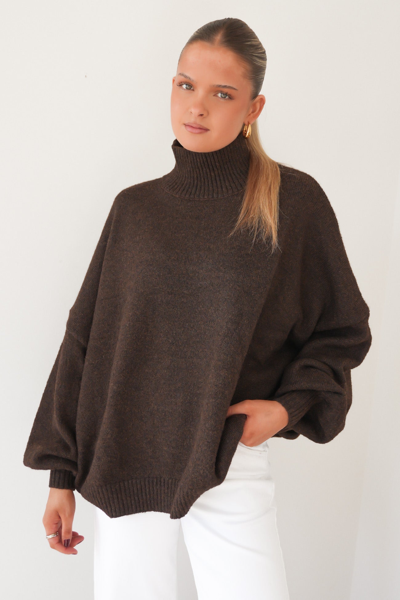 Milo Knit Jumper Chocolate
