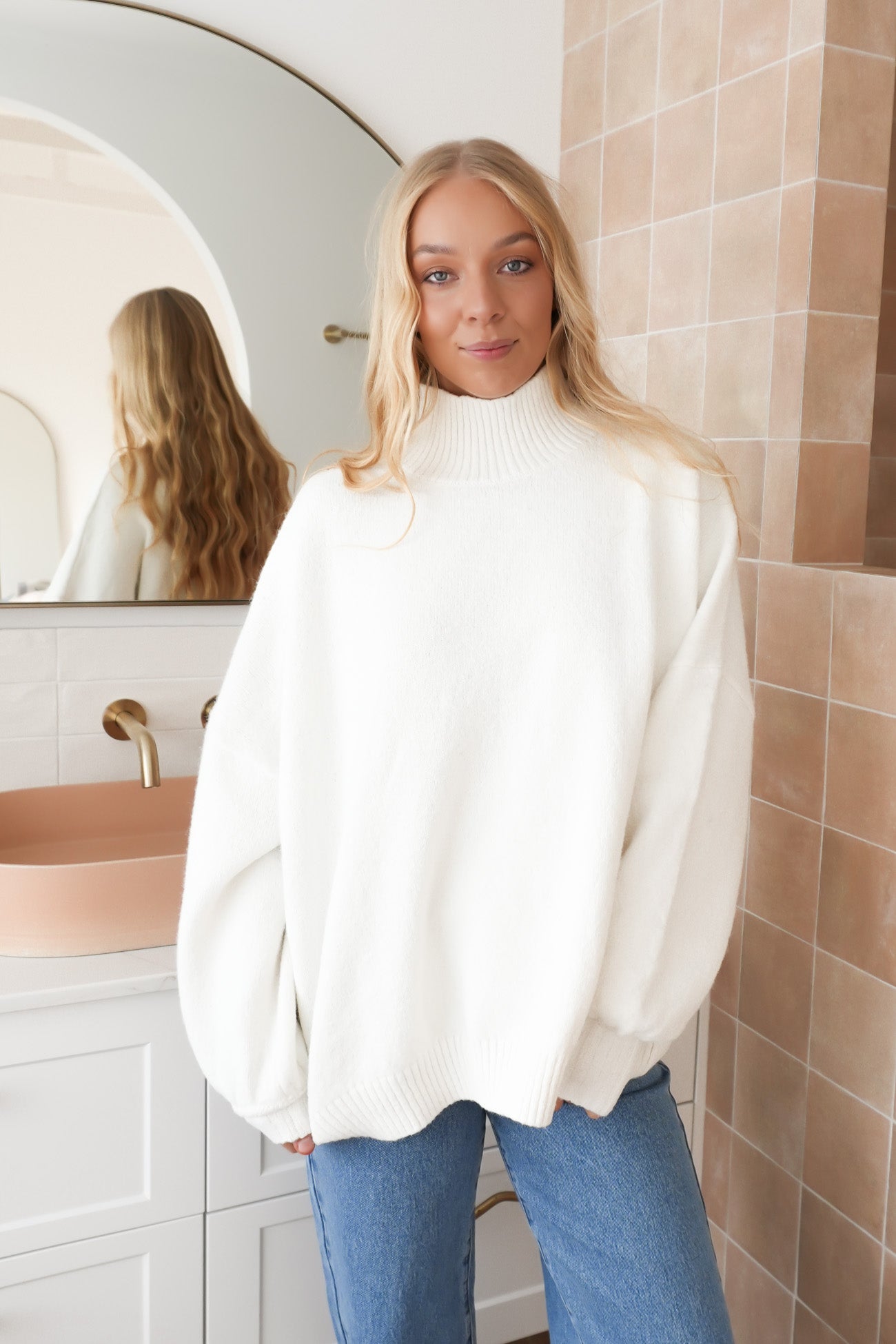 Milo Knit Jumper White
