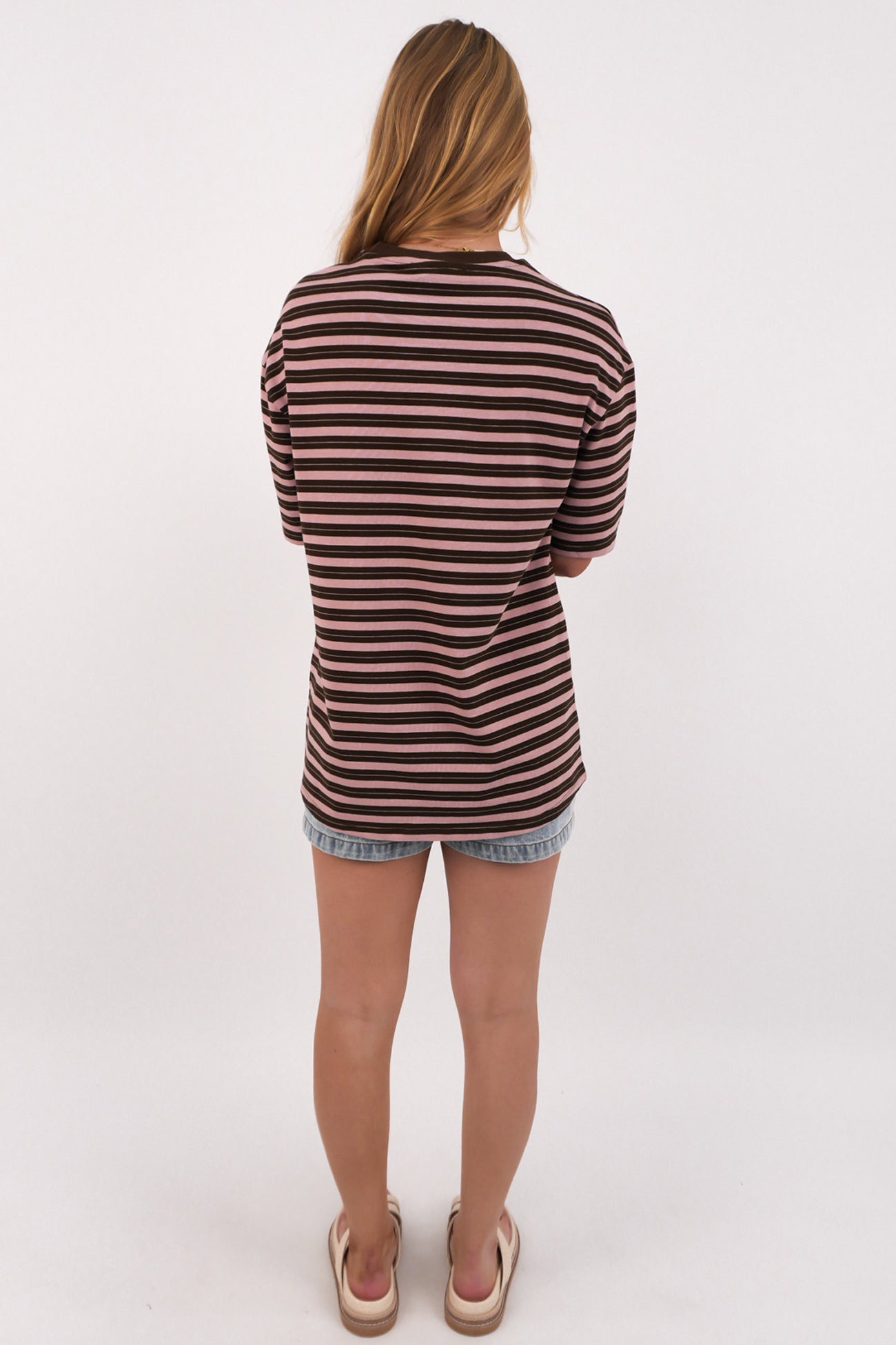 Mimi Tee Choc Stripe