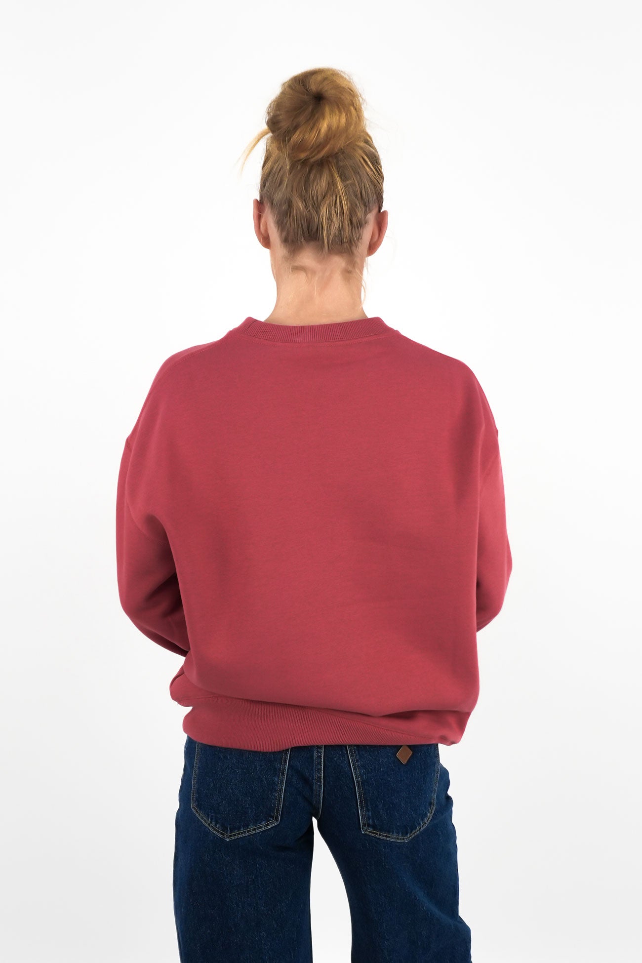 Minimal Thrills Slouch Crew Redwood