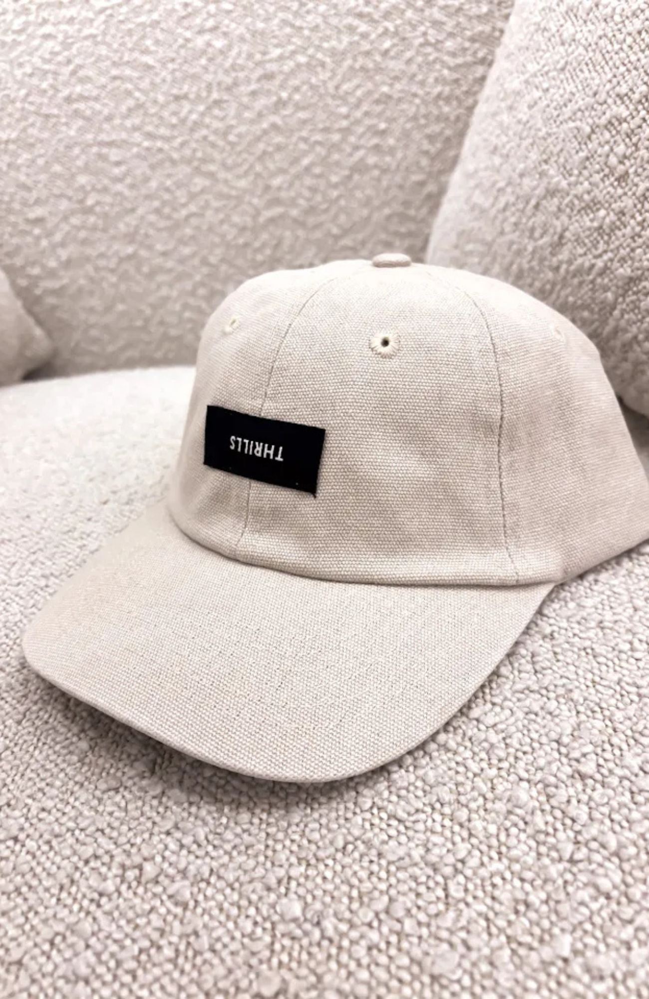 Minimal Thrills 6 Panel Cap Oatmeal