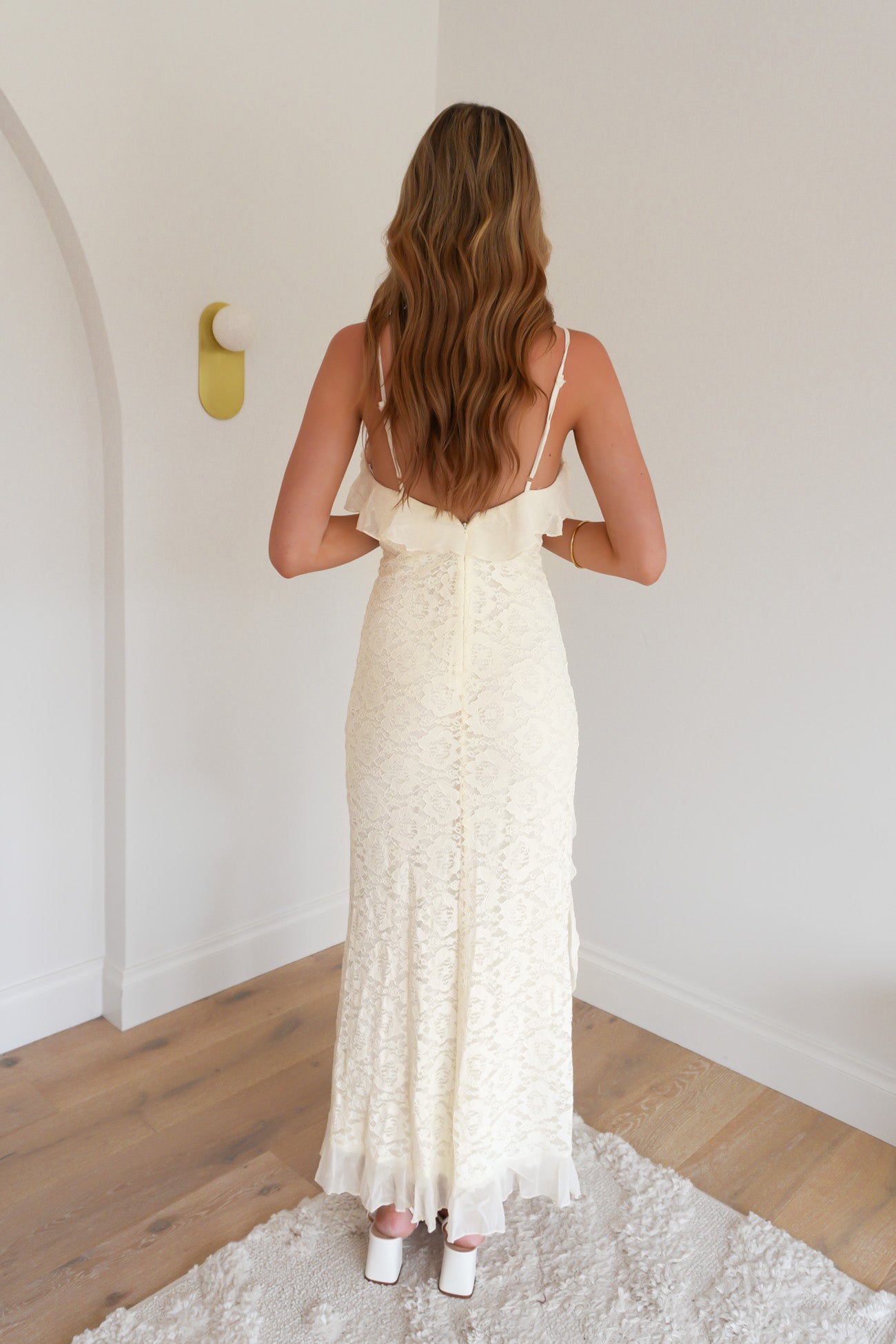 Mitchell Maxi Dress Cream