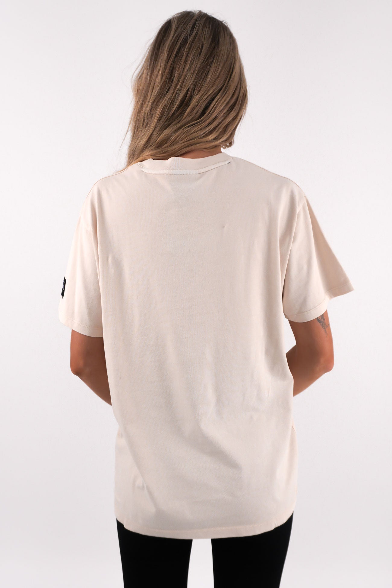 Monogram Relaxed Tee Vanilla