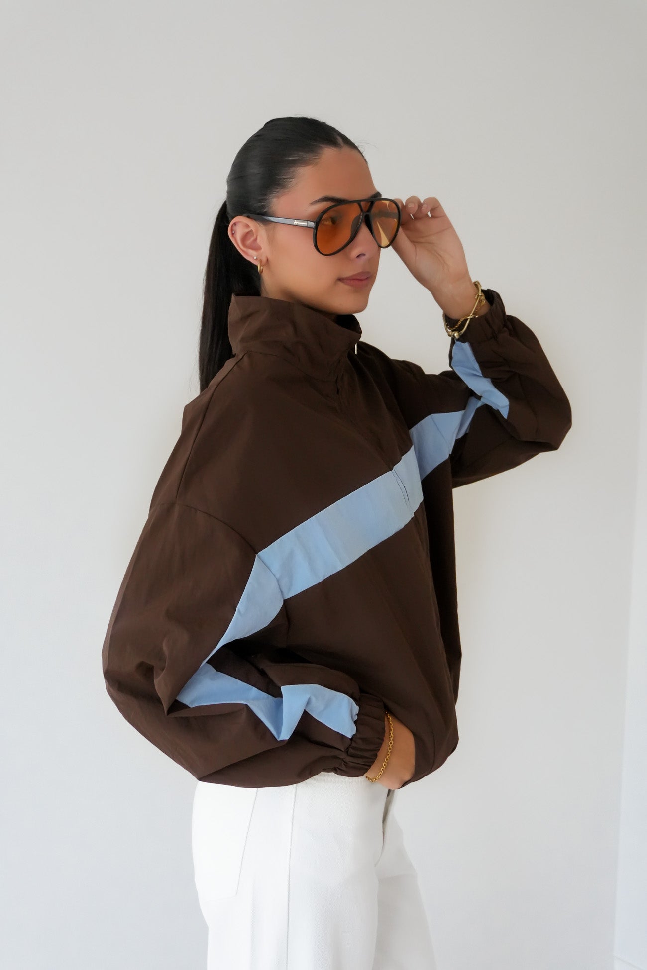 Monte Jacket Chocolate Blue